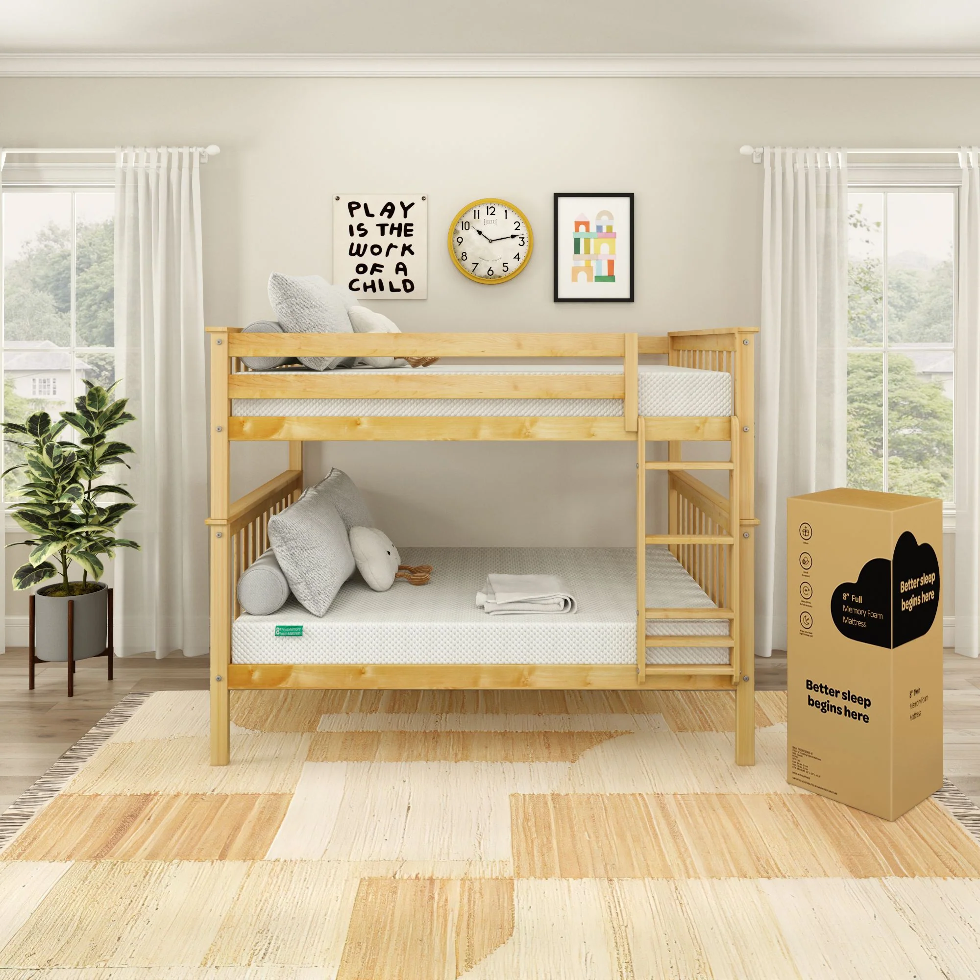 2 x 8" Memory Foam Mattress and Cover Bundle - Image 24