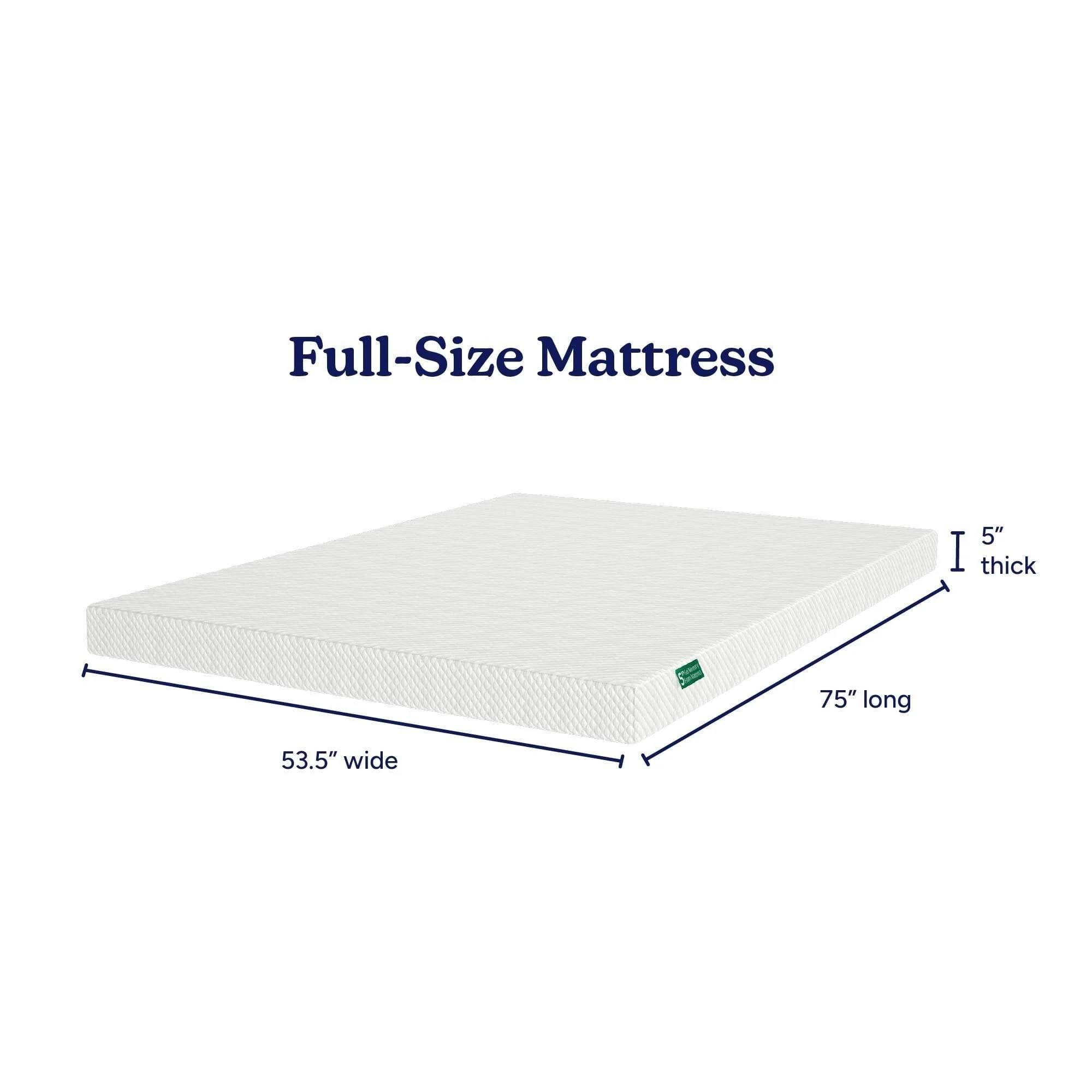 5-Inch Full Memory Foam Mattress - Image 4