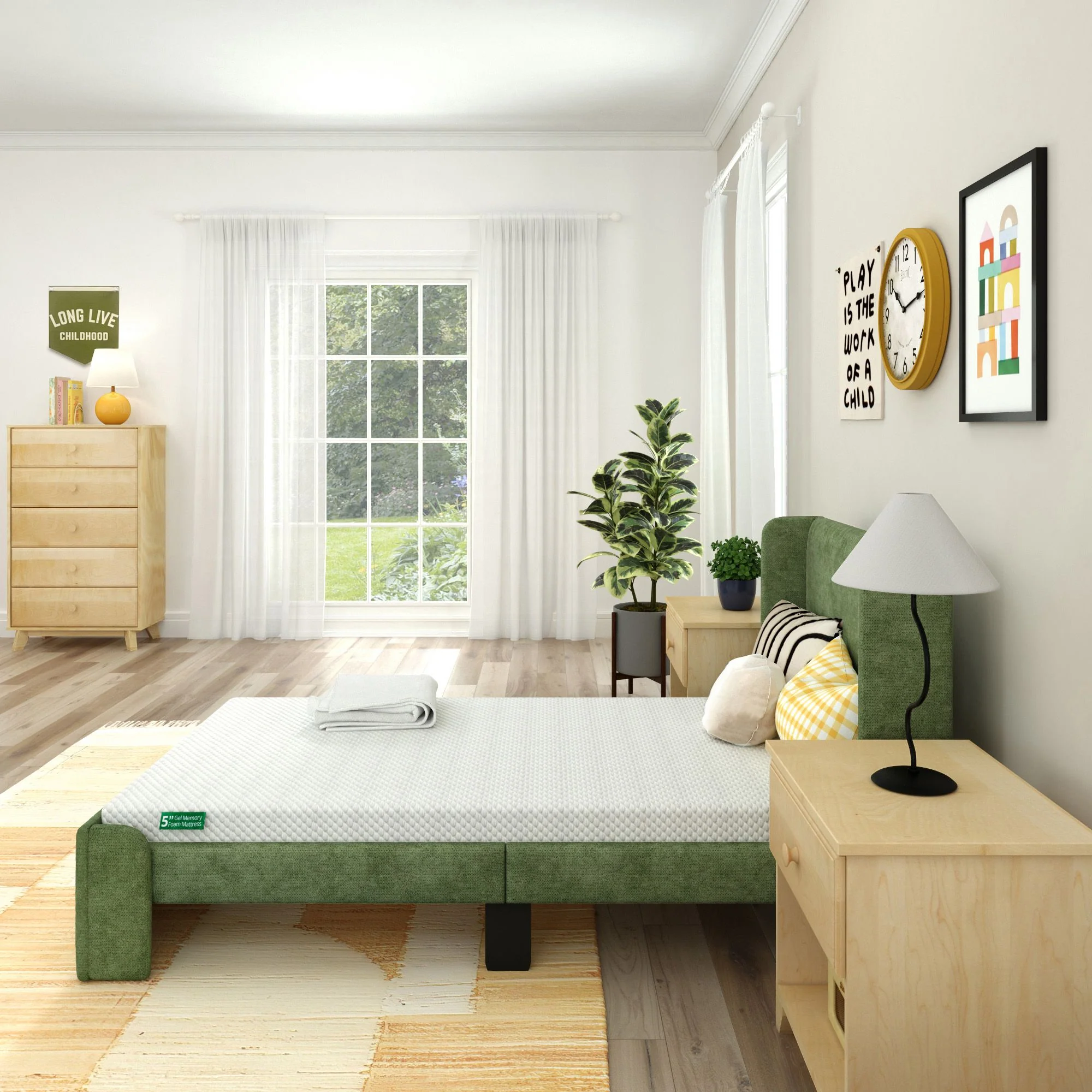 5" Memory Foam Mattress and Cover Bundle - Image 11
