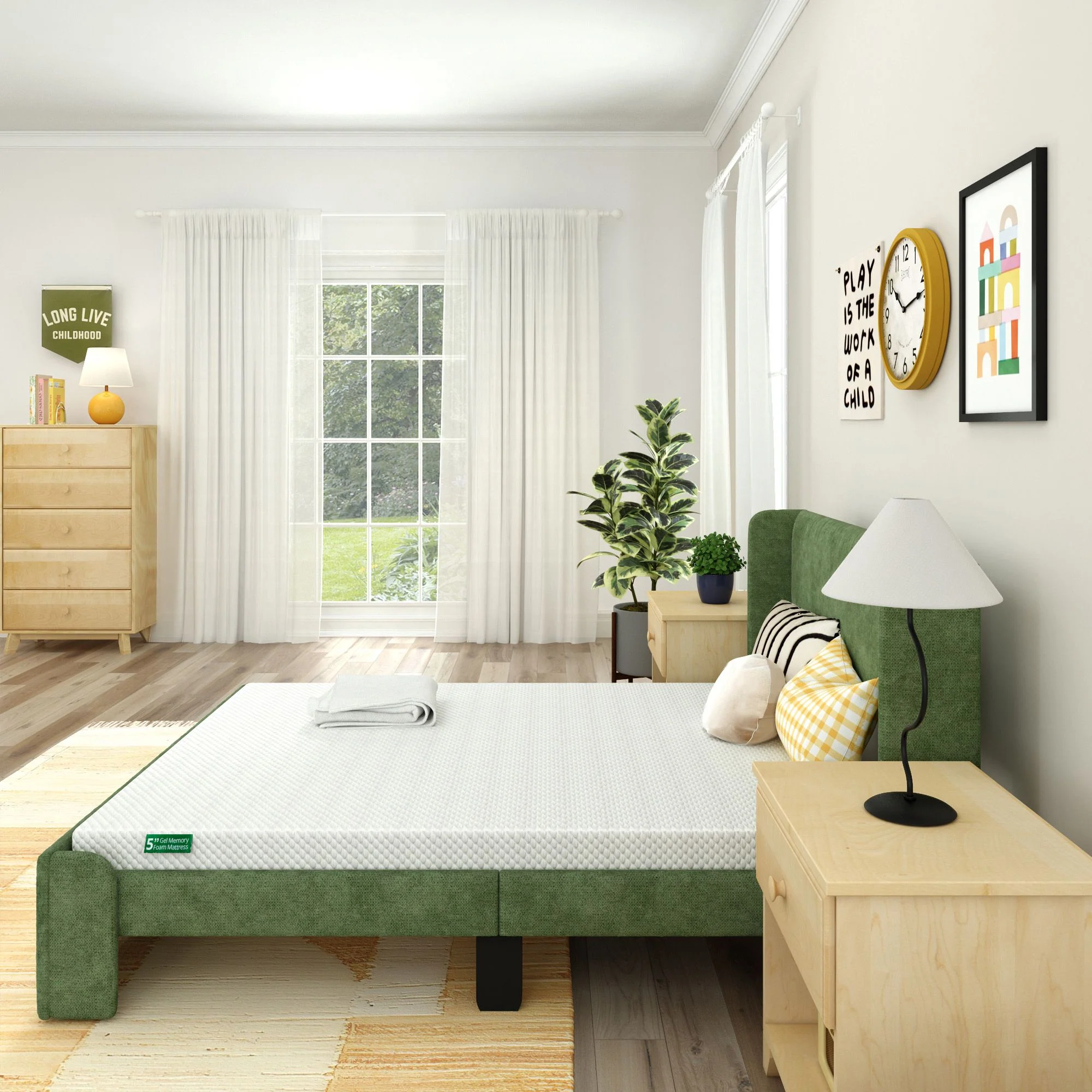 5" Memory Foam Mattress and Cover Bundle - Image 12