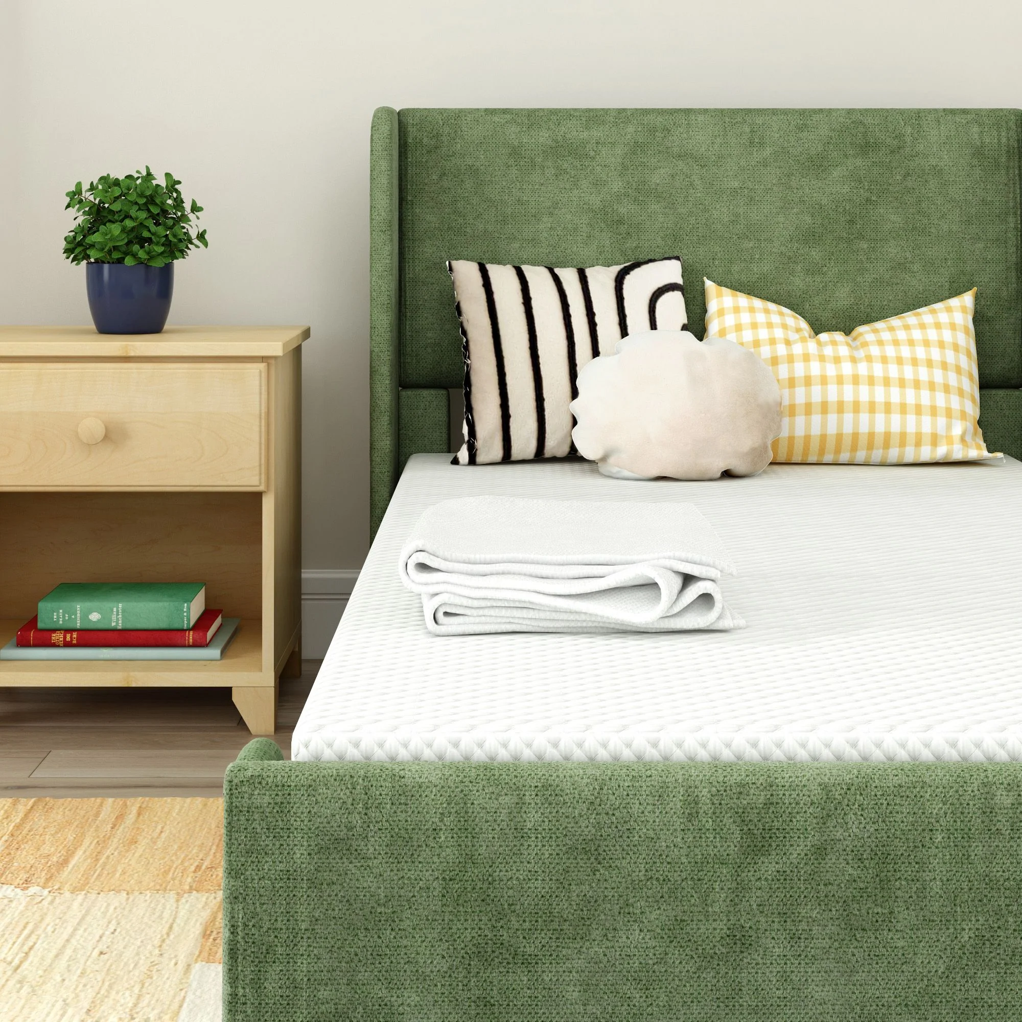 5" Memory Foam Mattress and Cover Bundle - Image 3