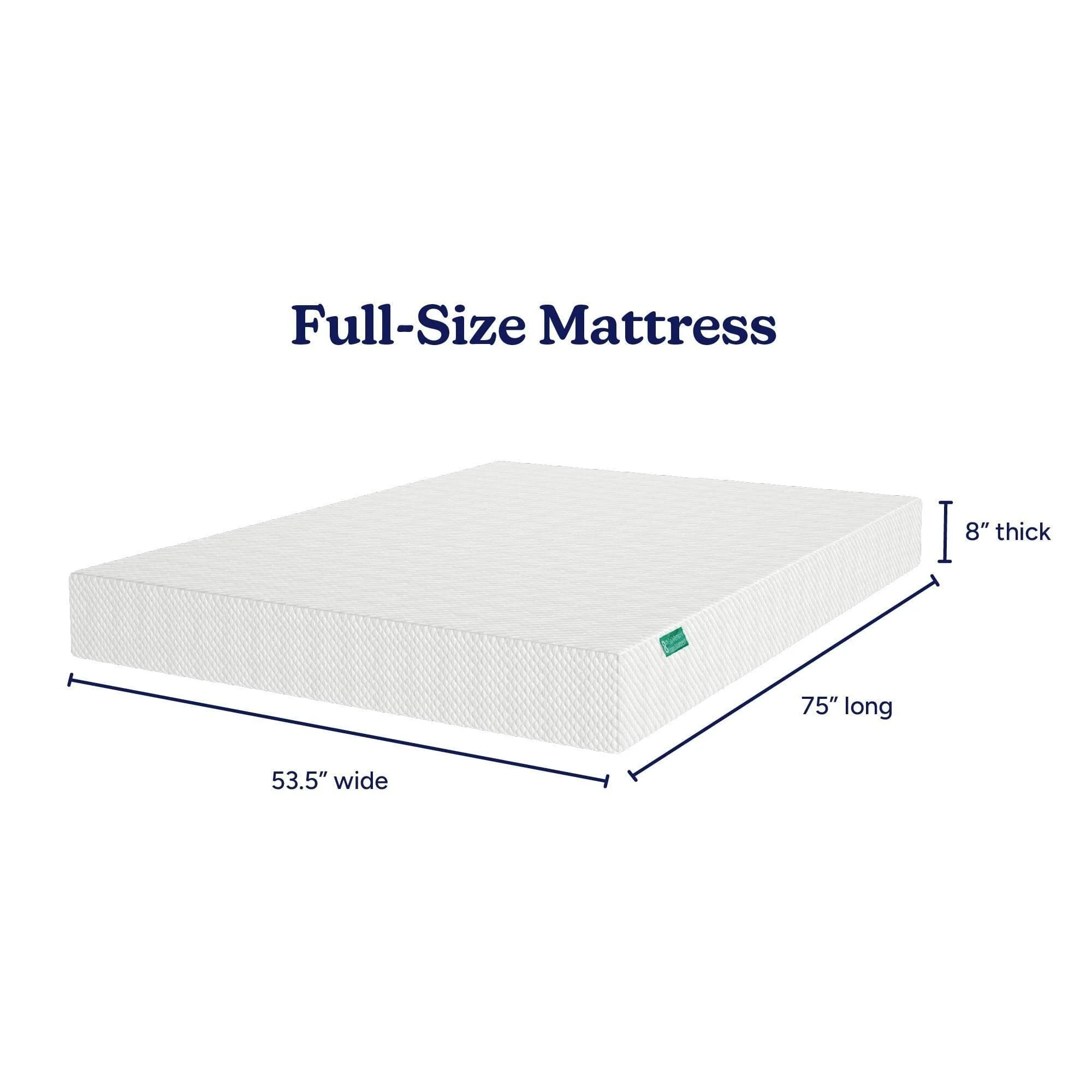 8-Inch Full Memory Foam Mattress - Image 4