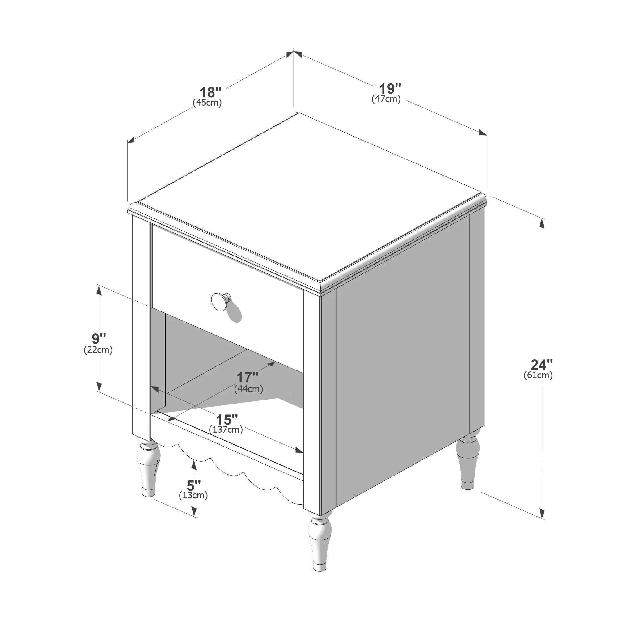 Charlotte Nightstand - Image 32