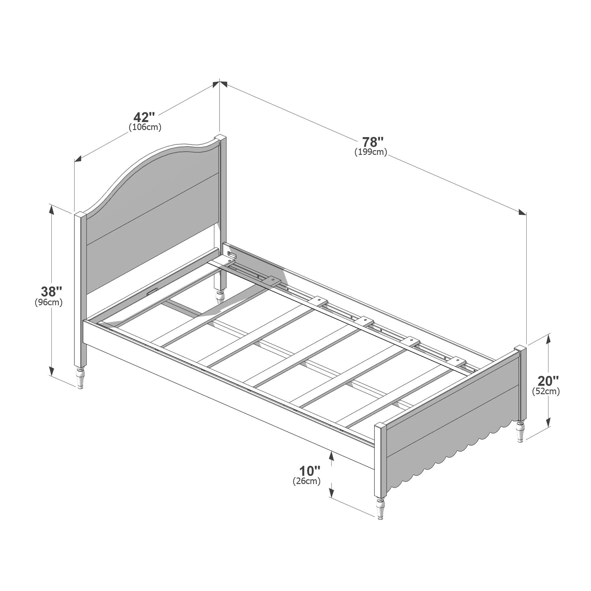 Charlotte Twin Beds With 4-Drawer Dresser - Image 30