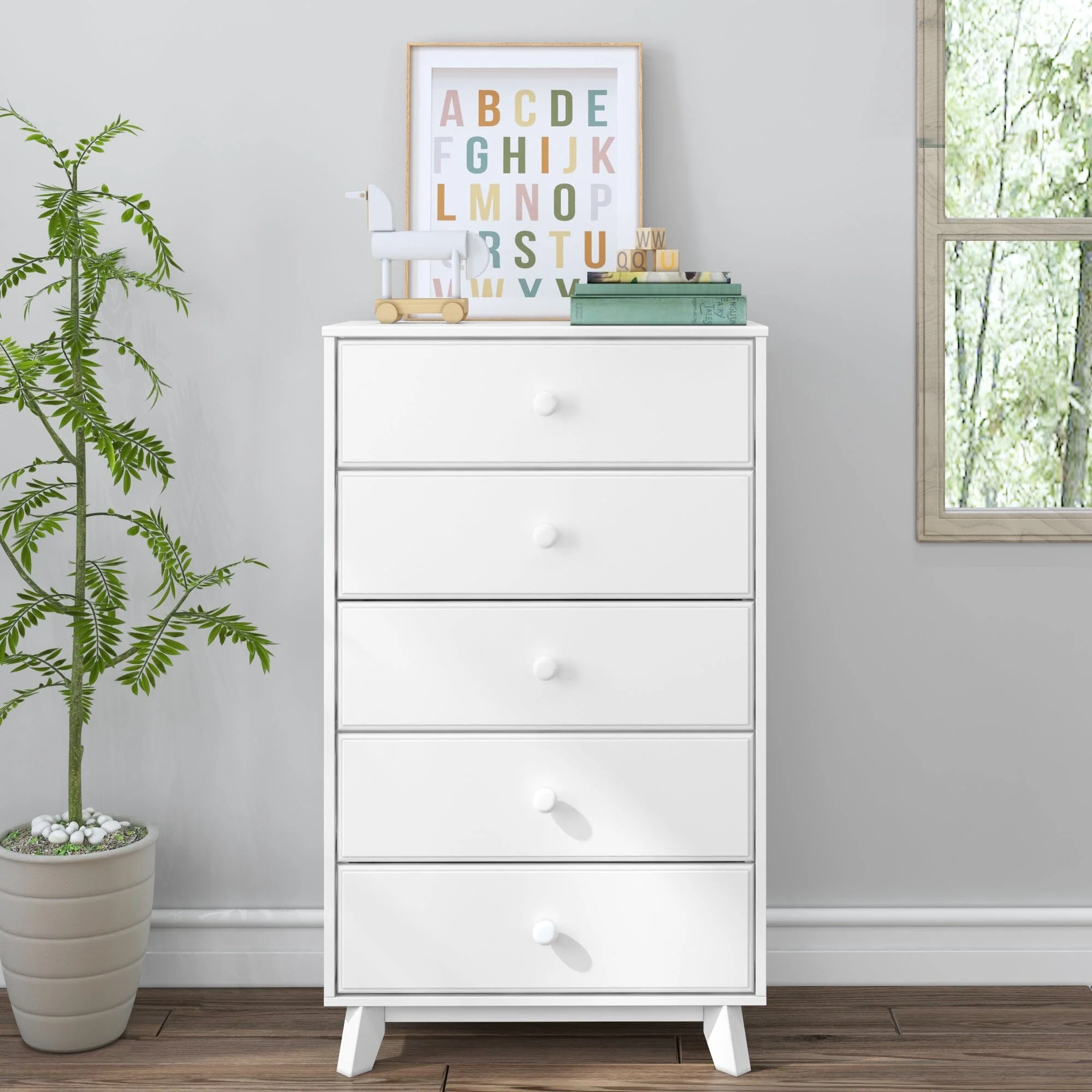 Classic 5-Drawer Dresser - Image 8