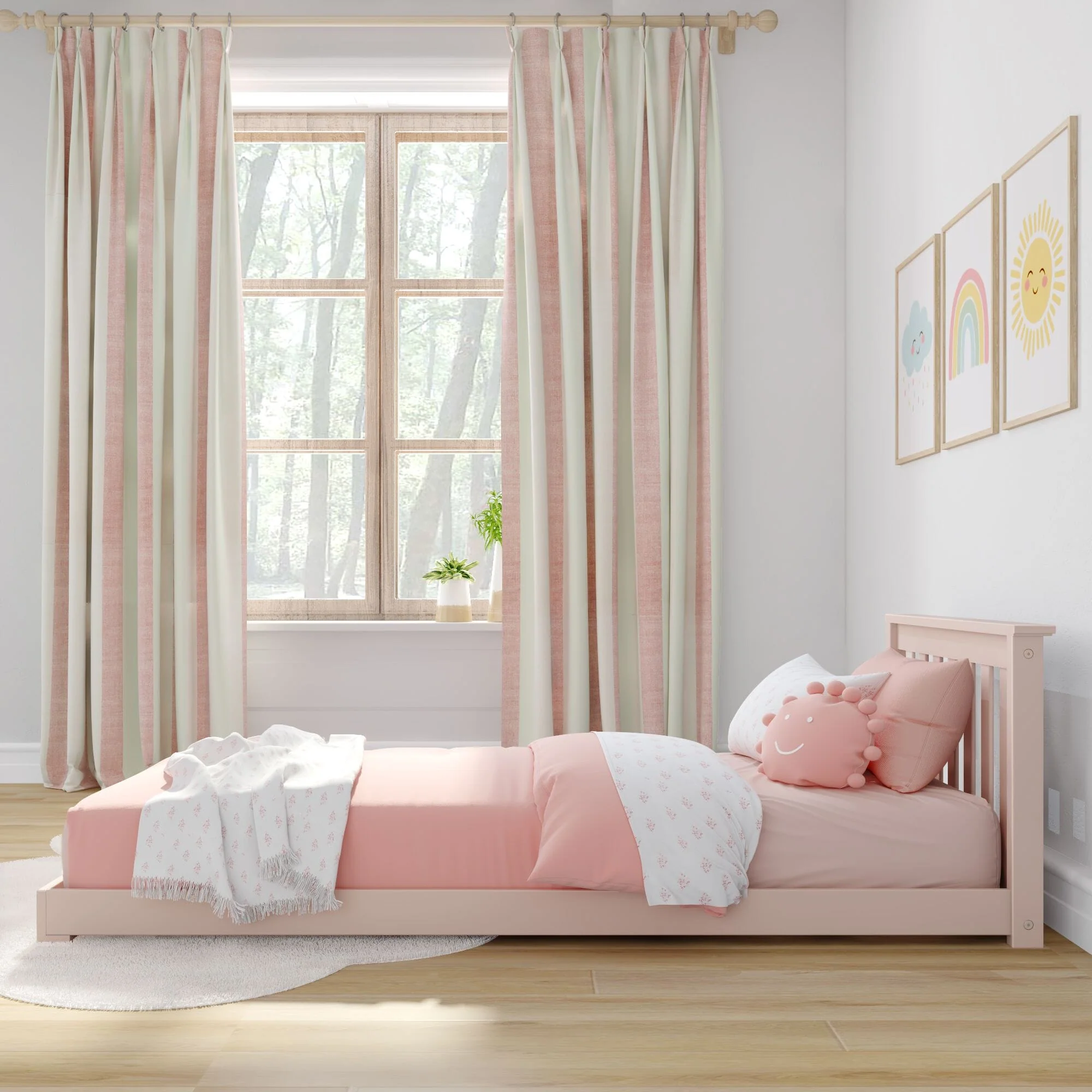 Classic Twin Floor Bed - Image 25