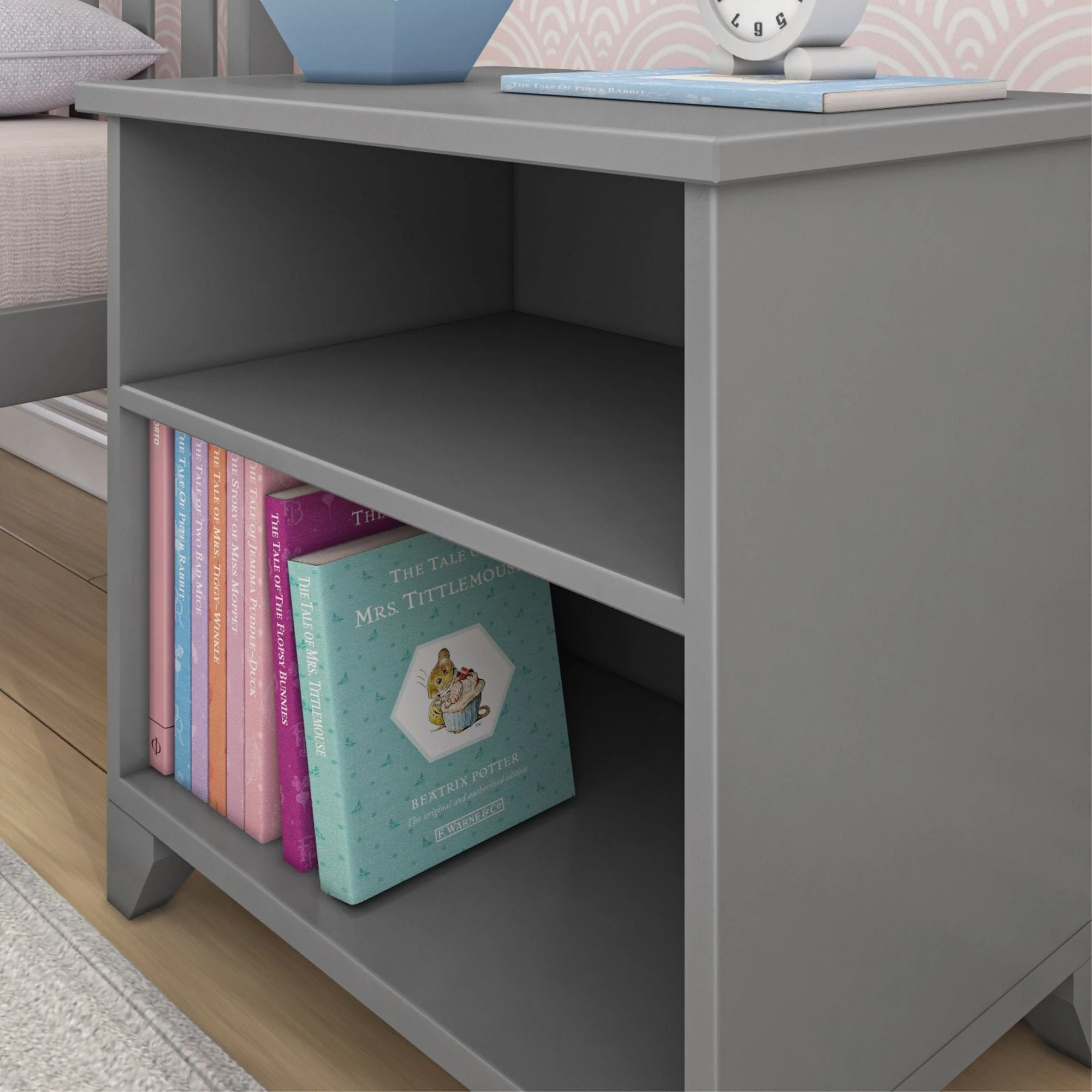 Classic Nightstand with Shelves - Image 18