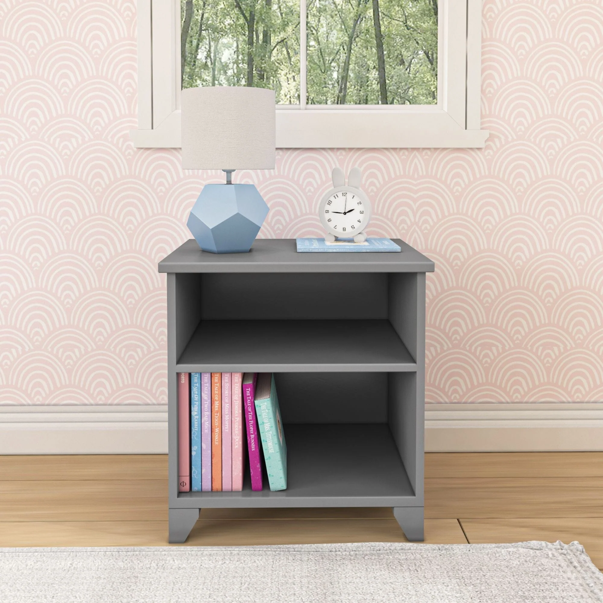 Classic Nightstand with Shelves - Image 8