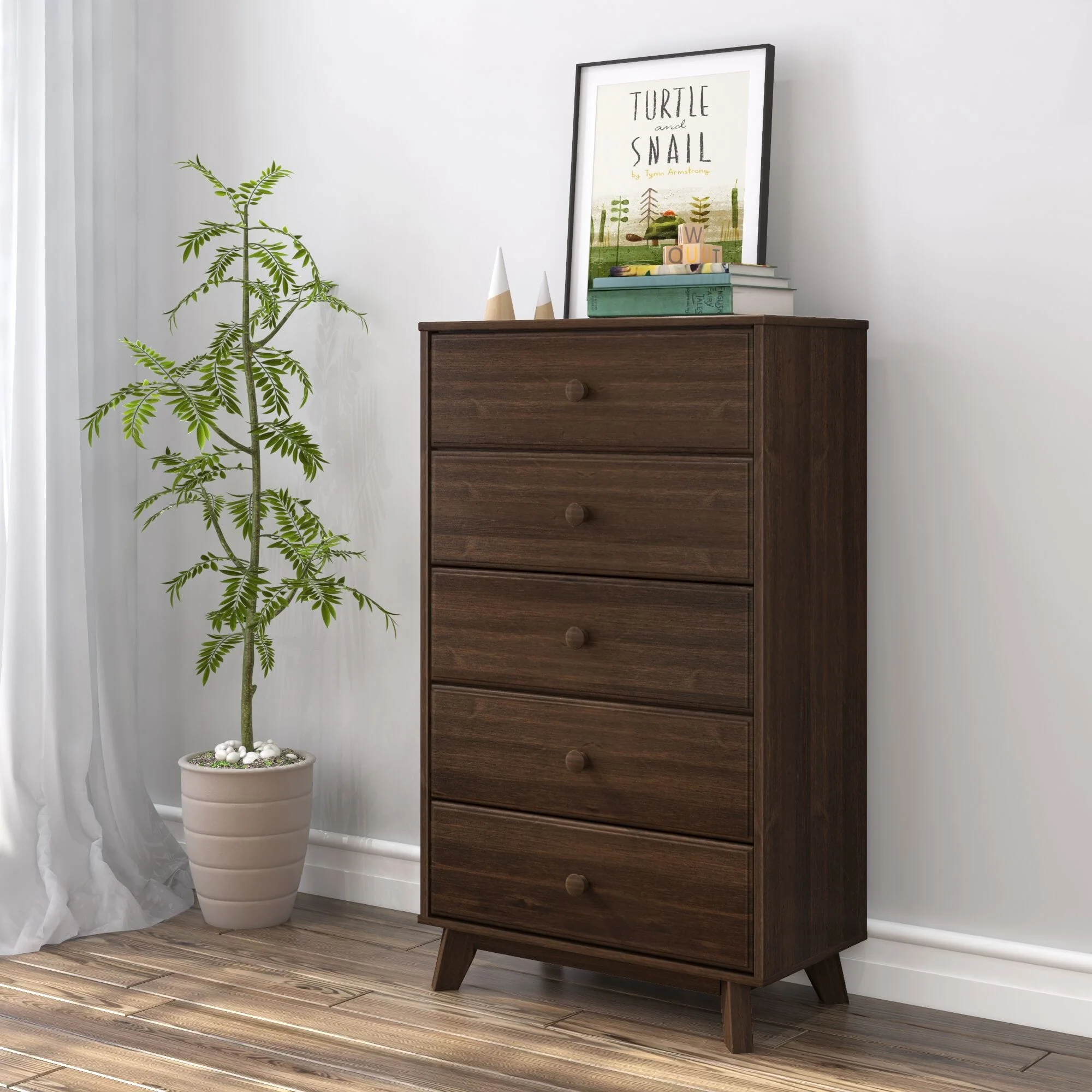 Classic 5-Drawer Dresser - Image 4
