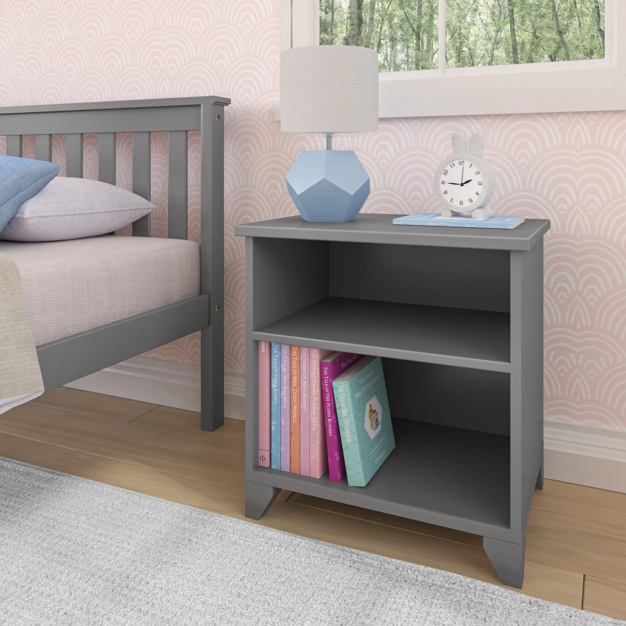 Classic Nightstand with Shelves - Image 3
