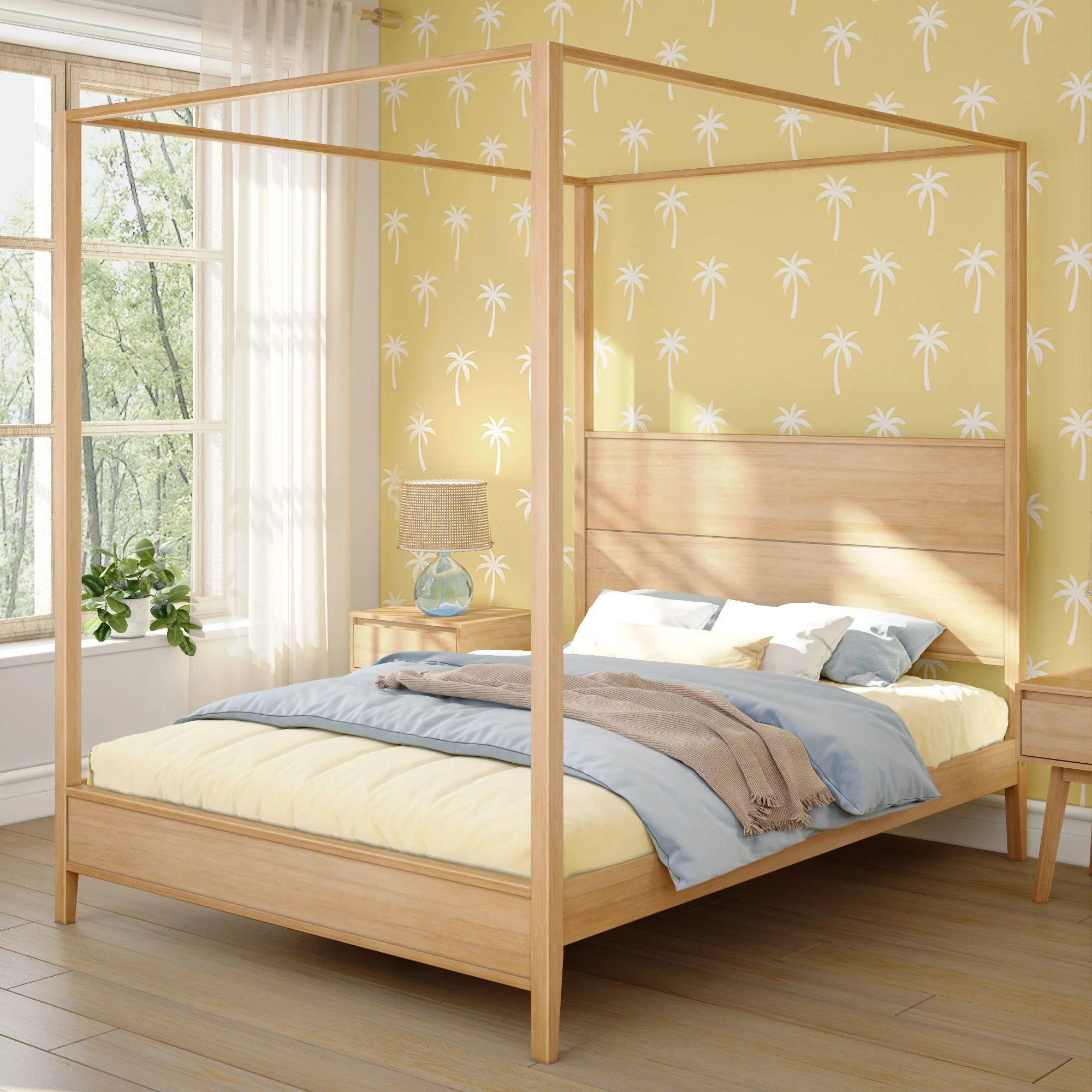 Dylan Queen Canopy Bed - Image 2