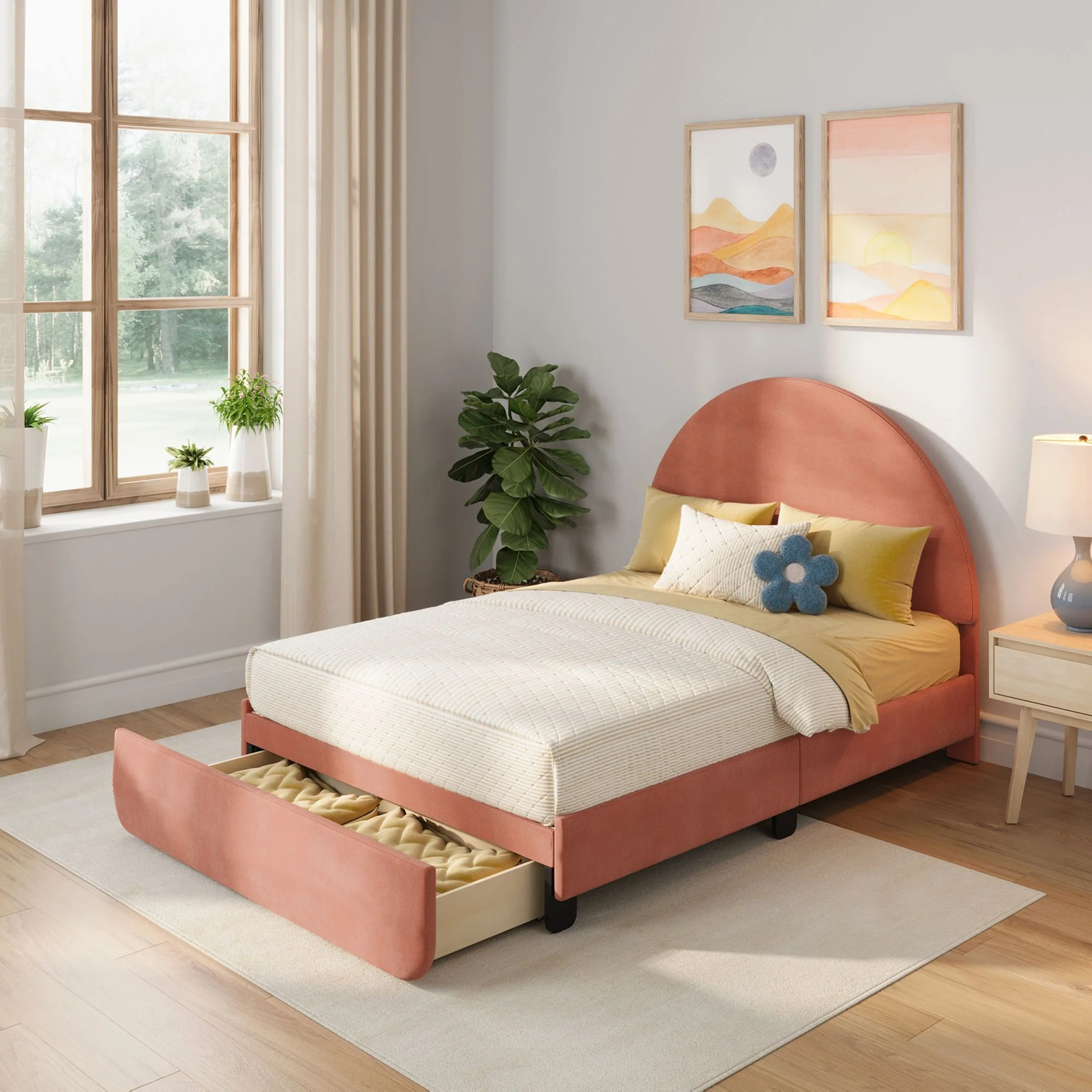Kenzie Upholstered Full Bed - Image 4