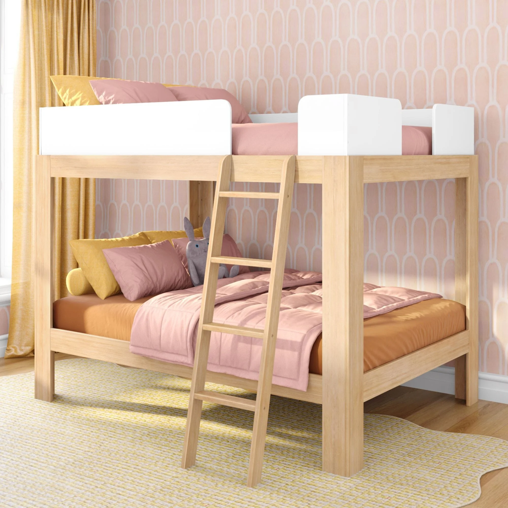 Mid-Century Modern Full Over Full Bunk Bed - Image 4