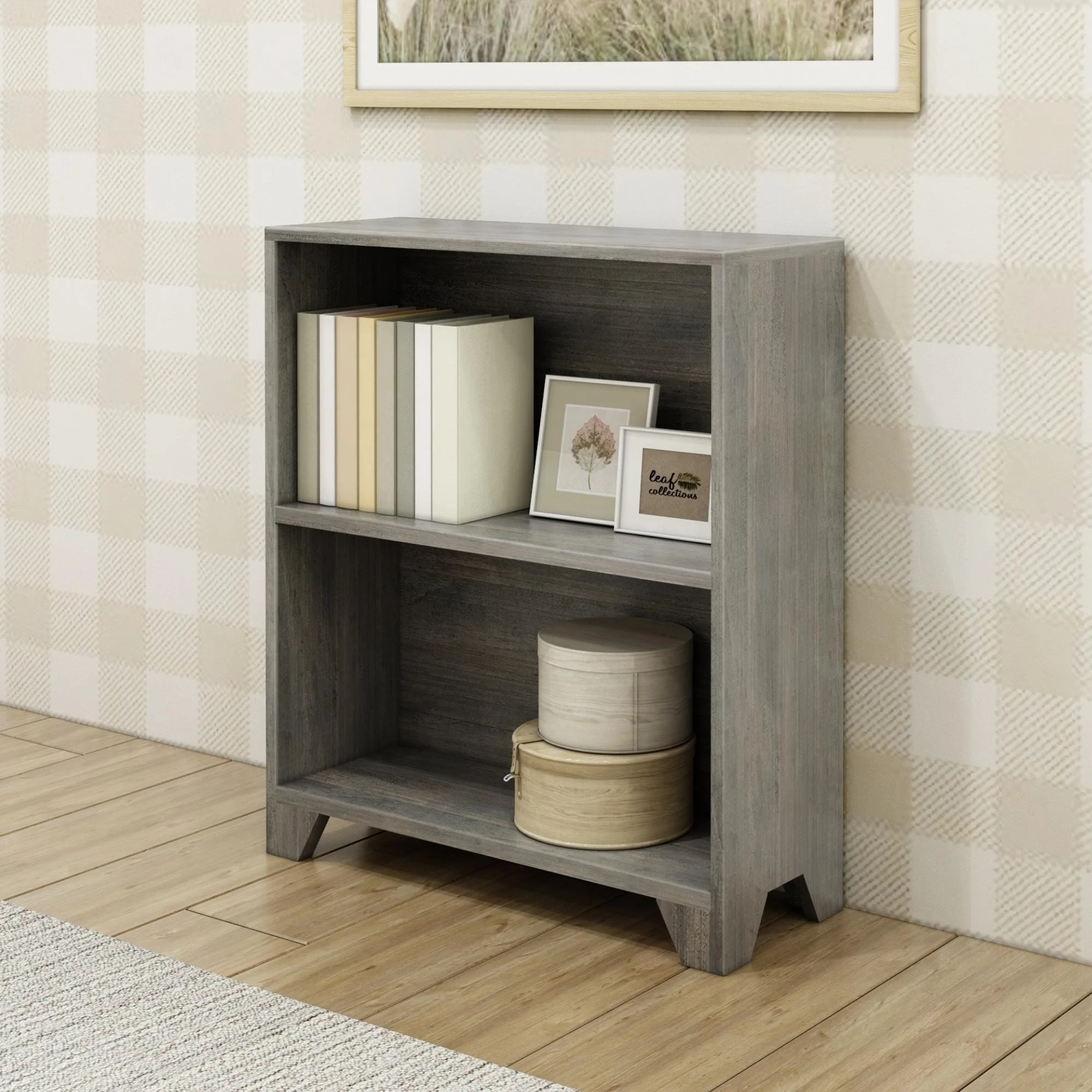 Modern Farmhouse 2-Shelf Bookcase - Image 3