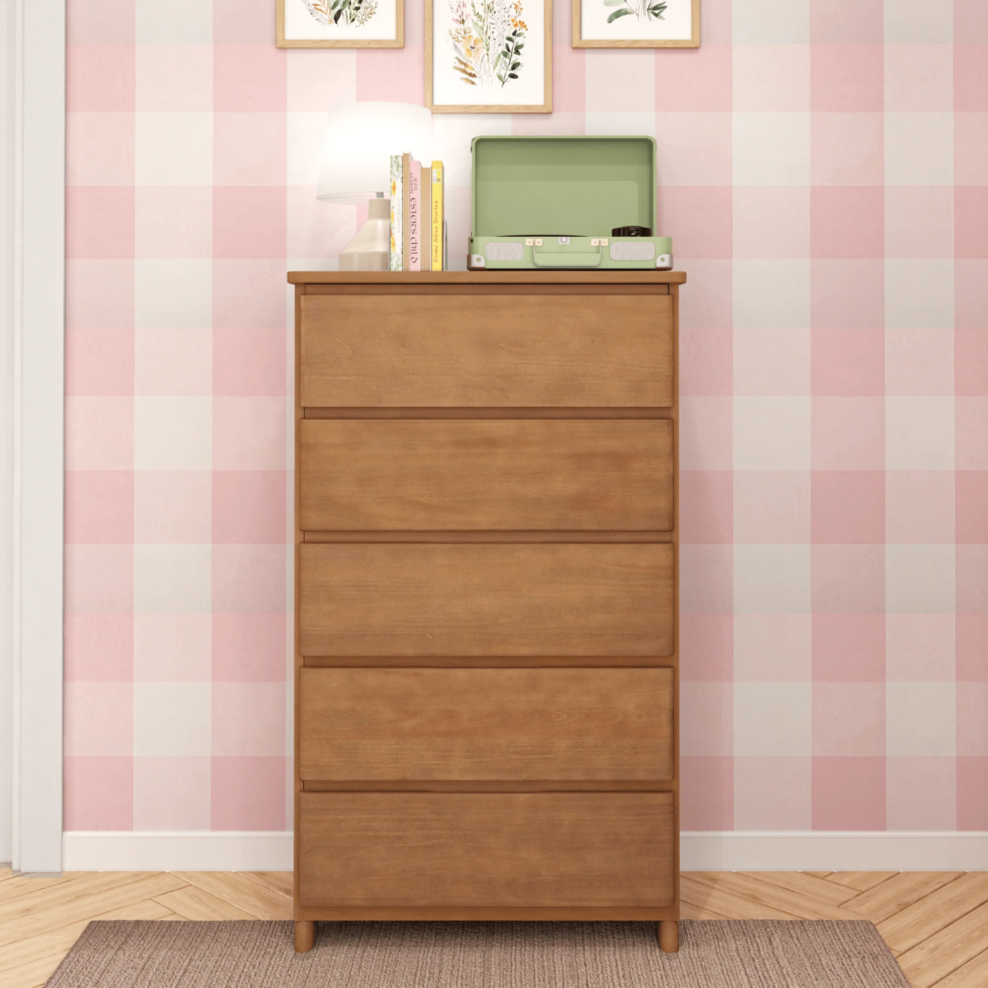Modern Farmhouse 5-Drawer Dresser - Image 4
