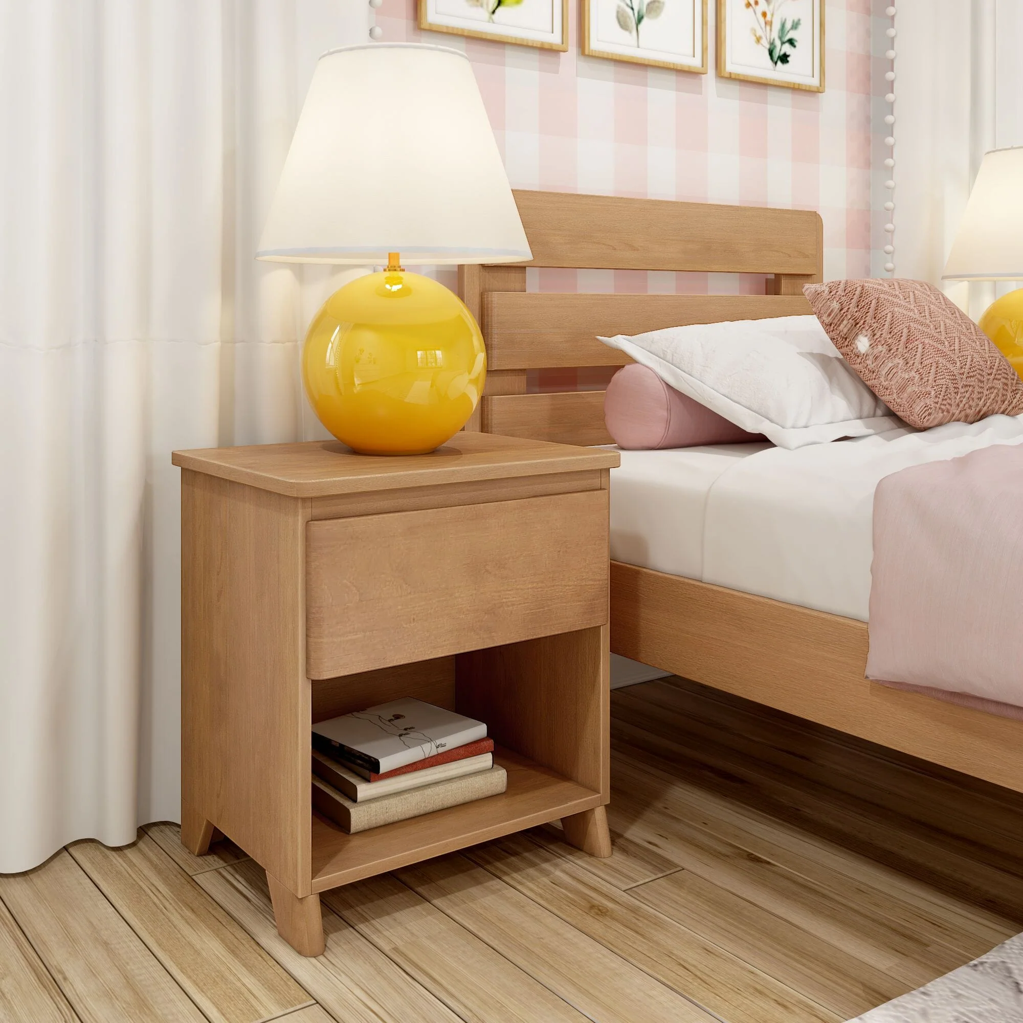 Modern Farmhouse Nightstand - Image 4