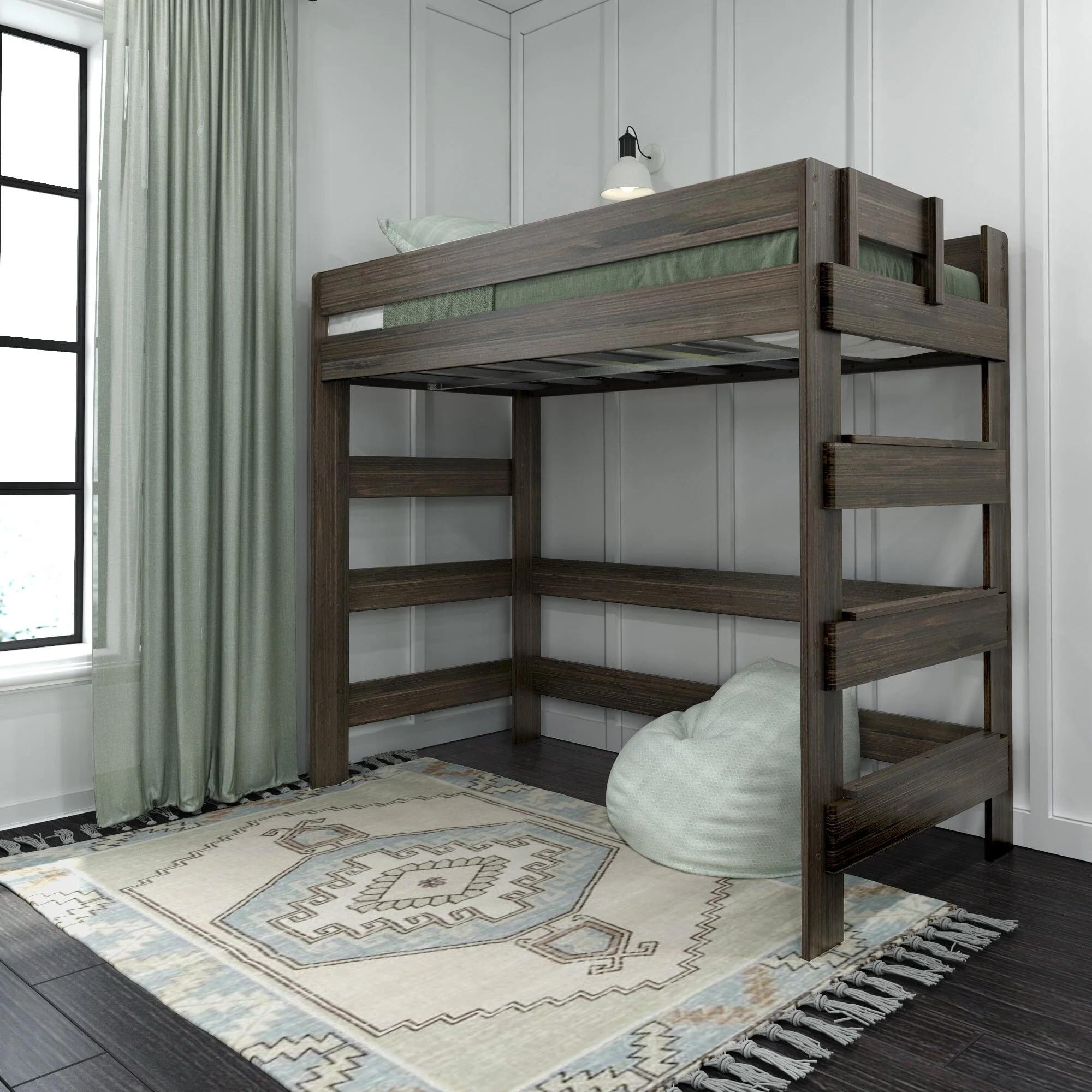 Modern Farmhouse Twin Loft Bed - Image 3