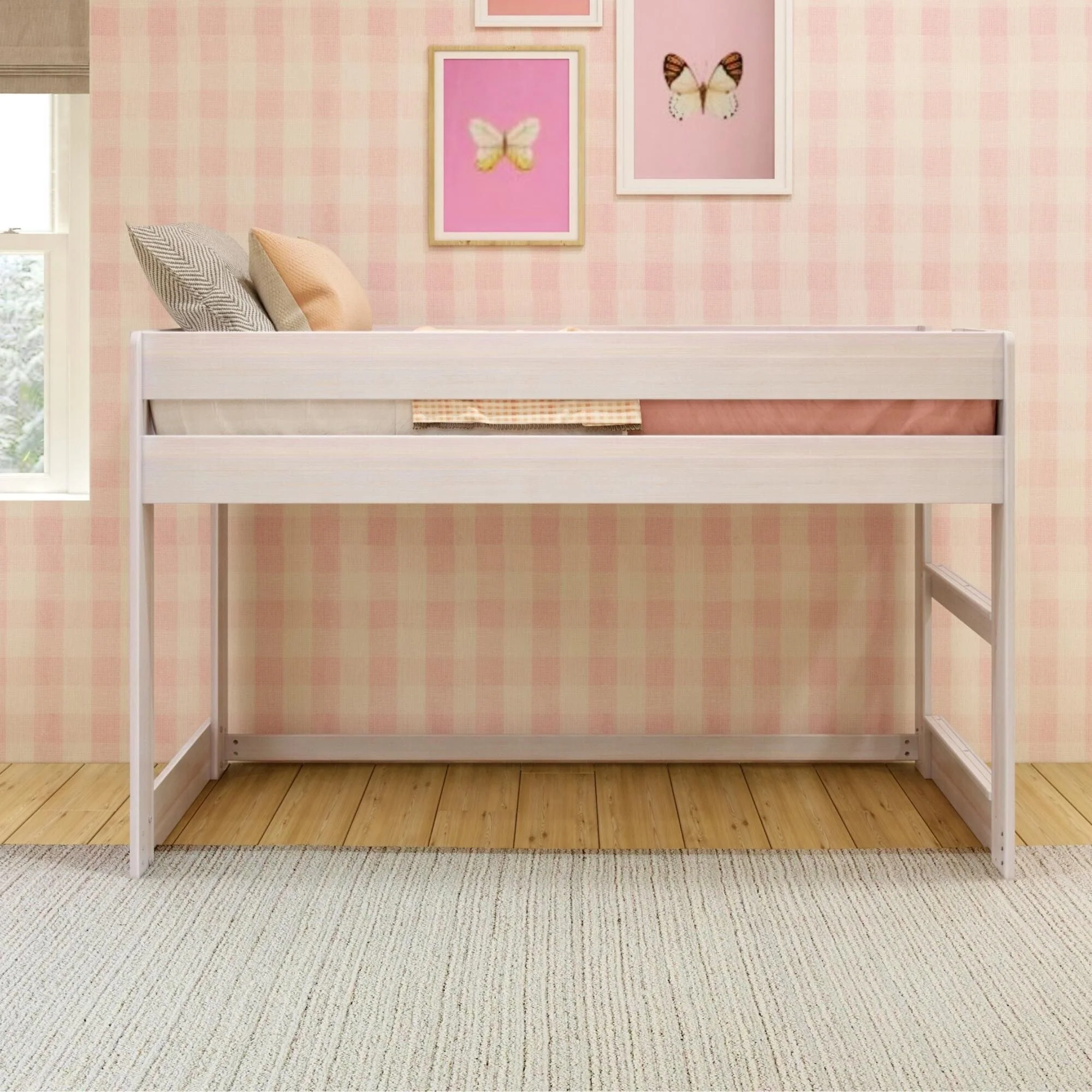 Modern Farmhouse Twin Low Loft Bed - Image 2