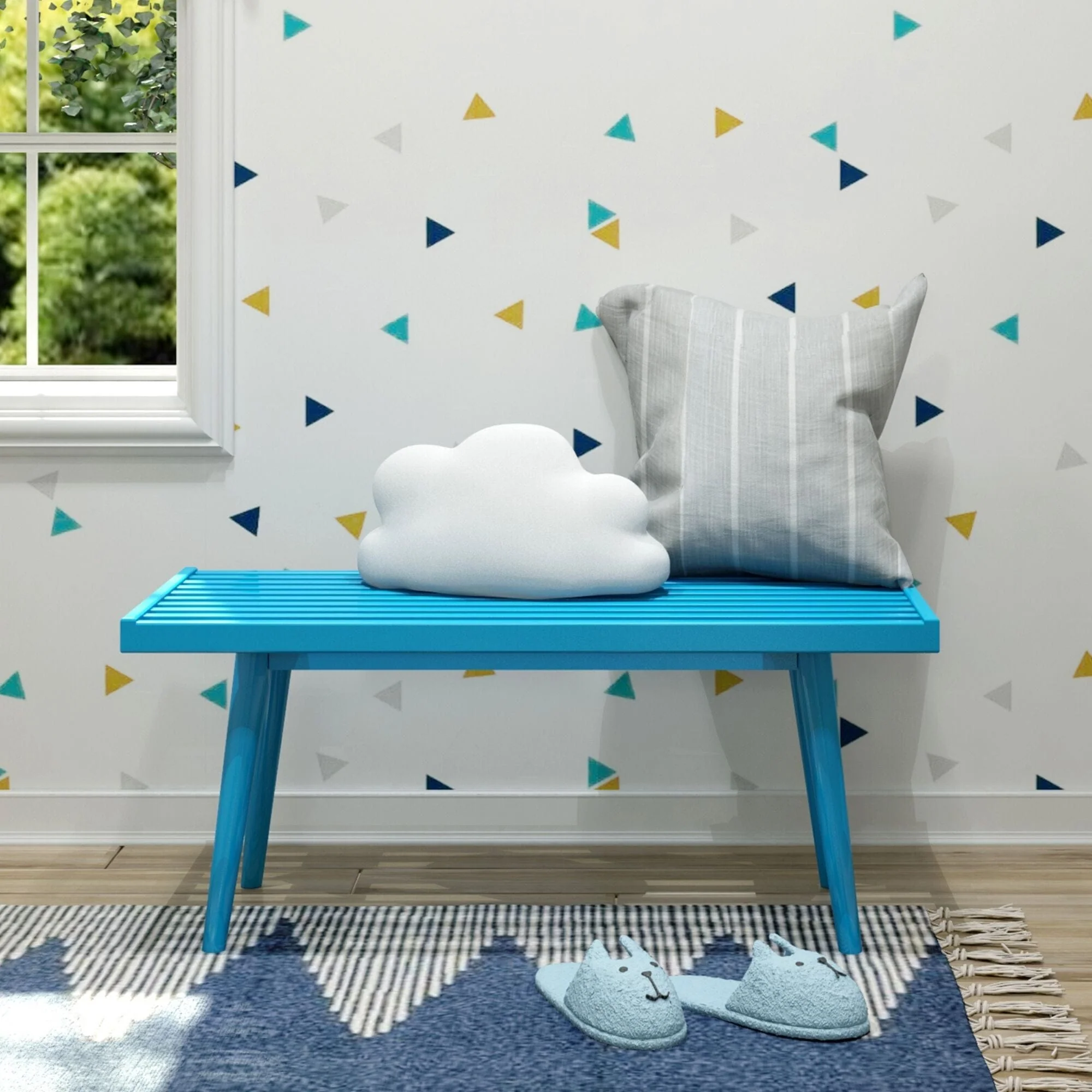 Solid Wood Medium Bench - Image 3