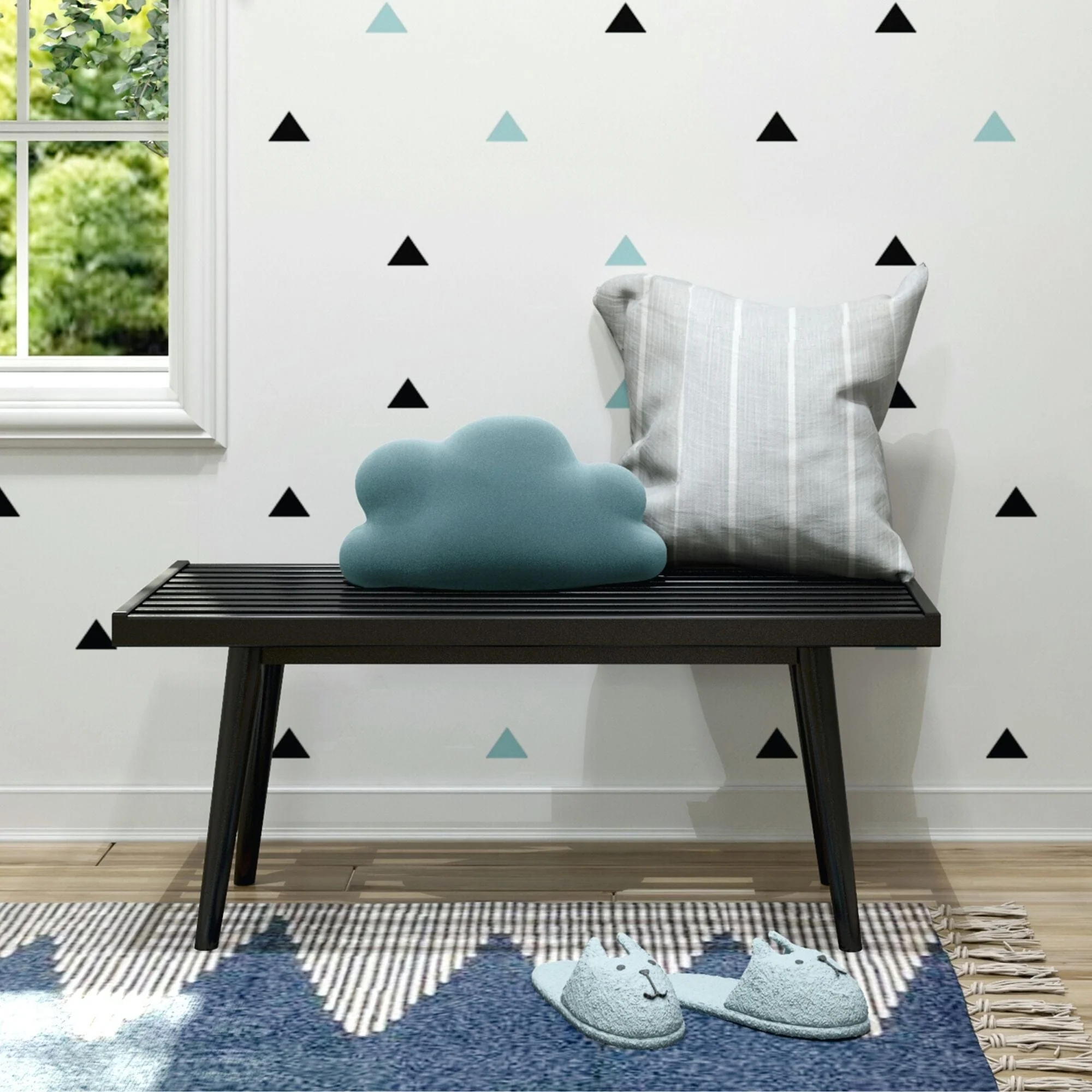 Solid Wood Medium Bench - Image 5