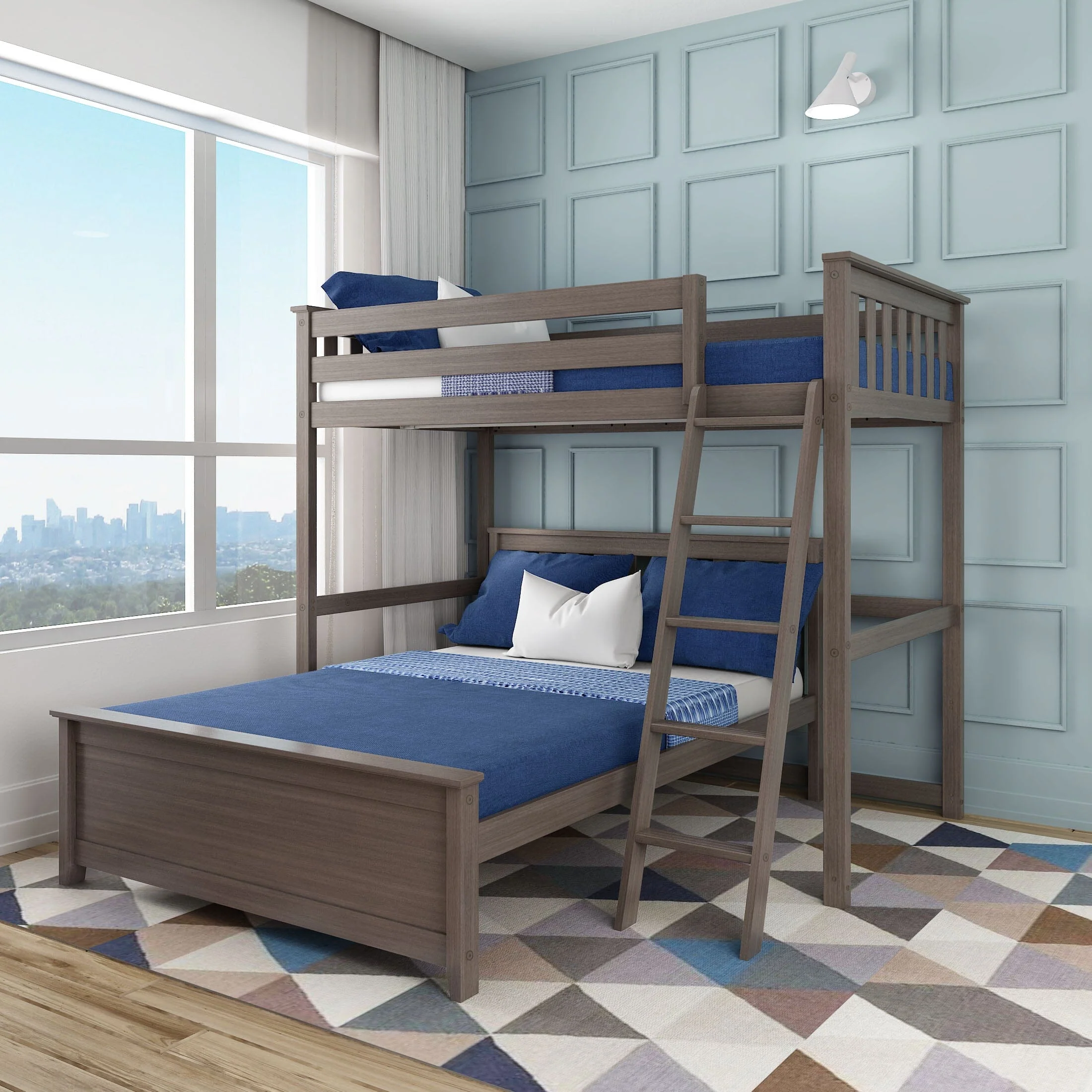 Twin Over Full L-Shaped Bunk Bed - Image 2
