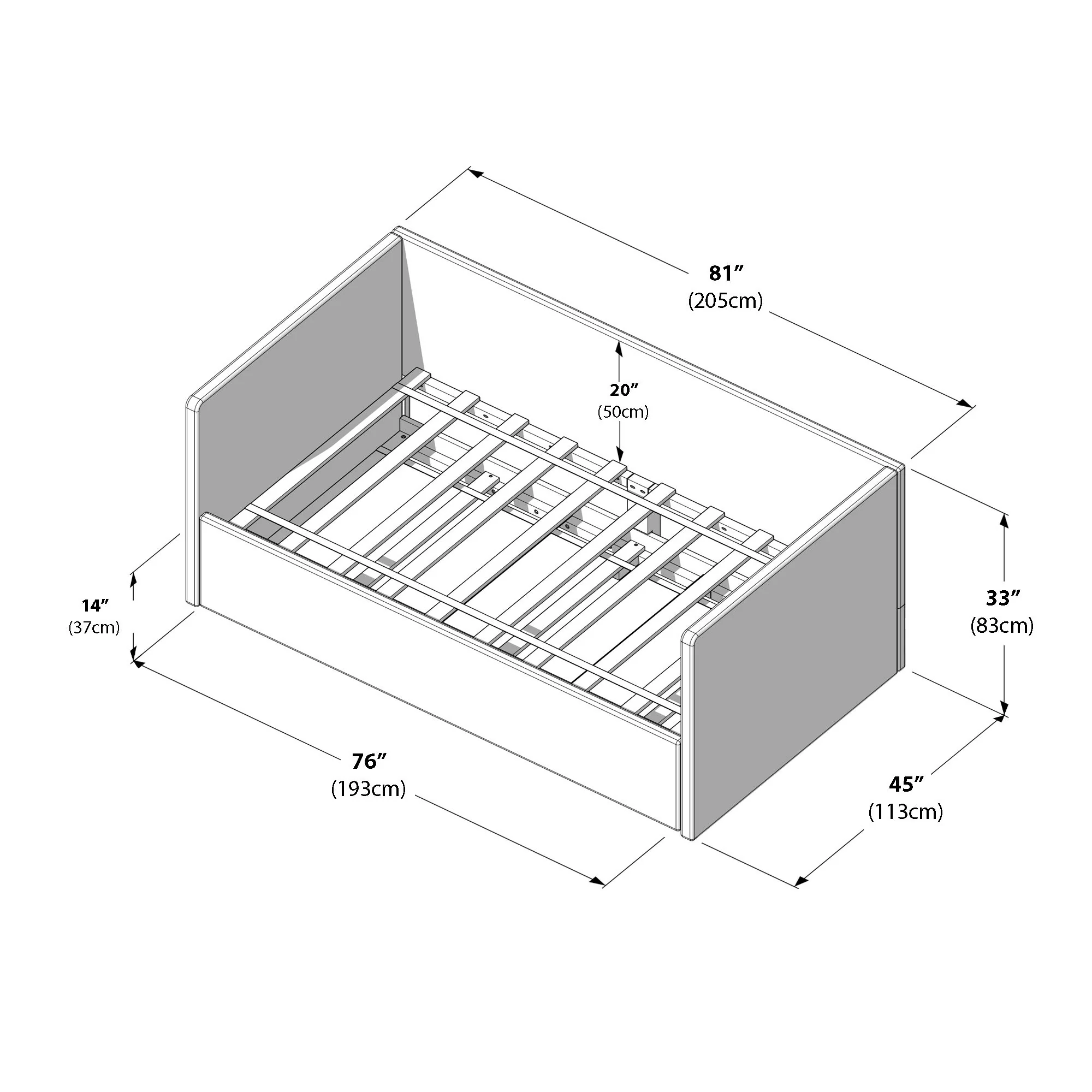 Delany Twin Daybed With Trundle - Image 25