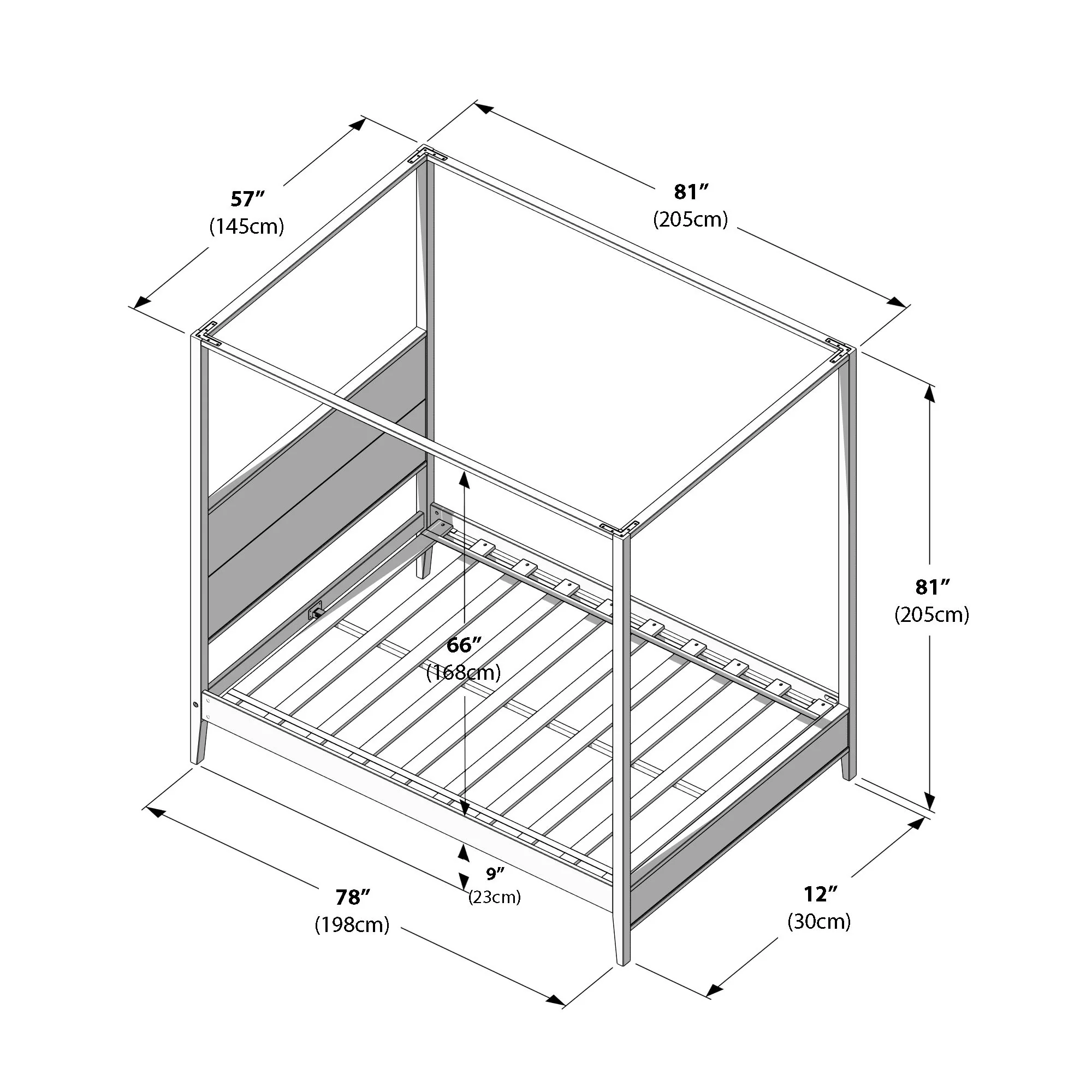 Dylan Full Canopy Bed - Image 26