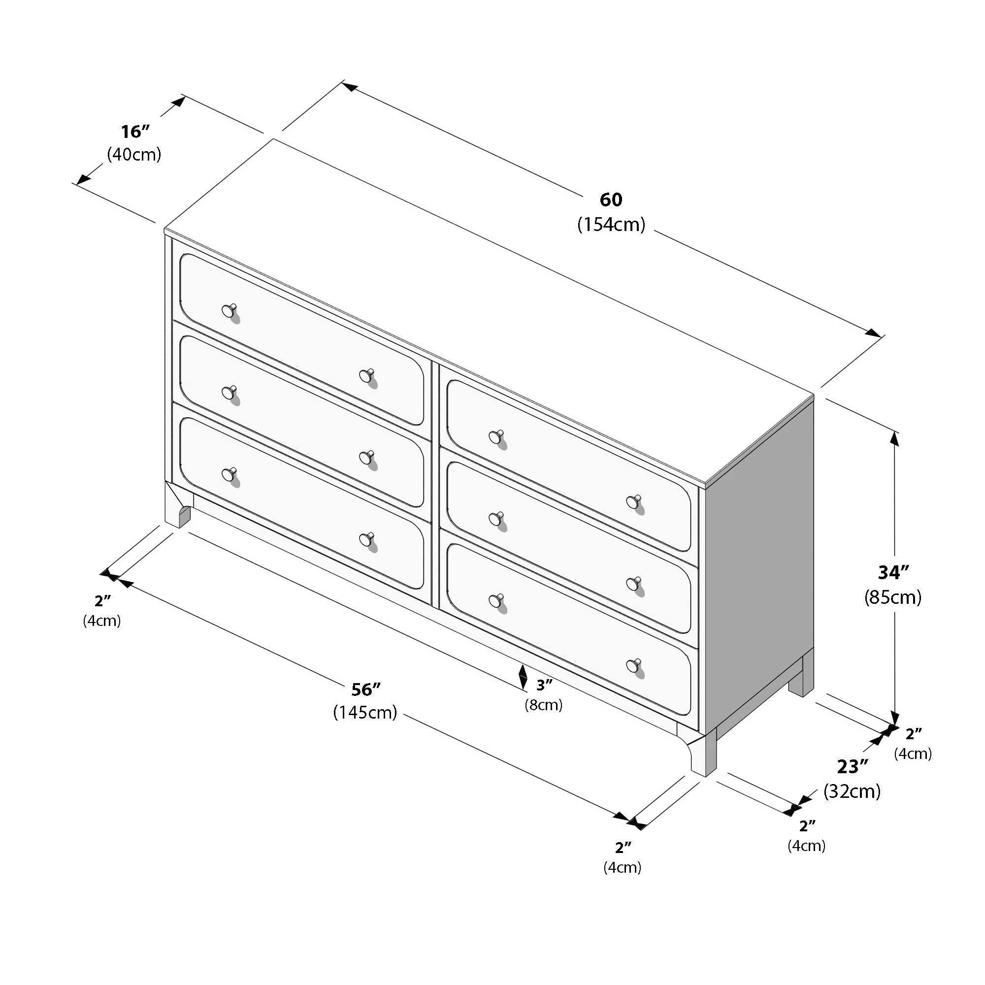 Ellis 6-Drawer Dresser - Image 13