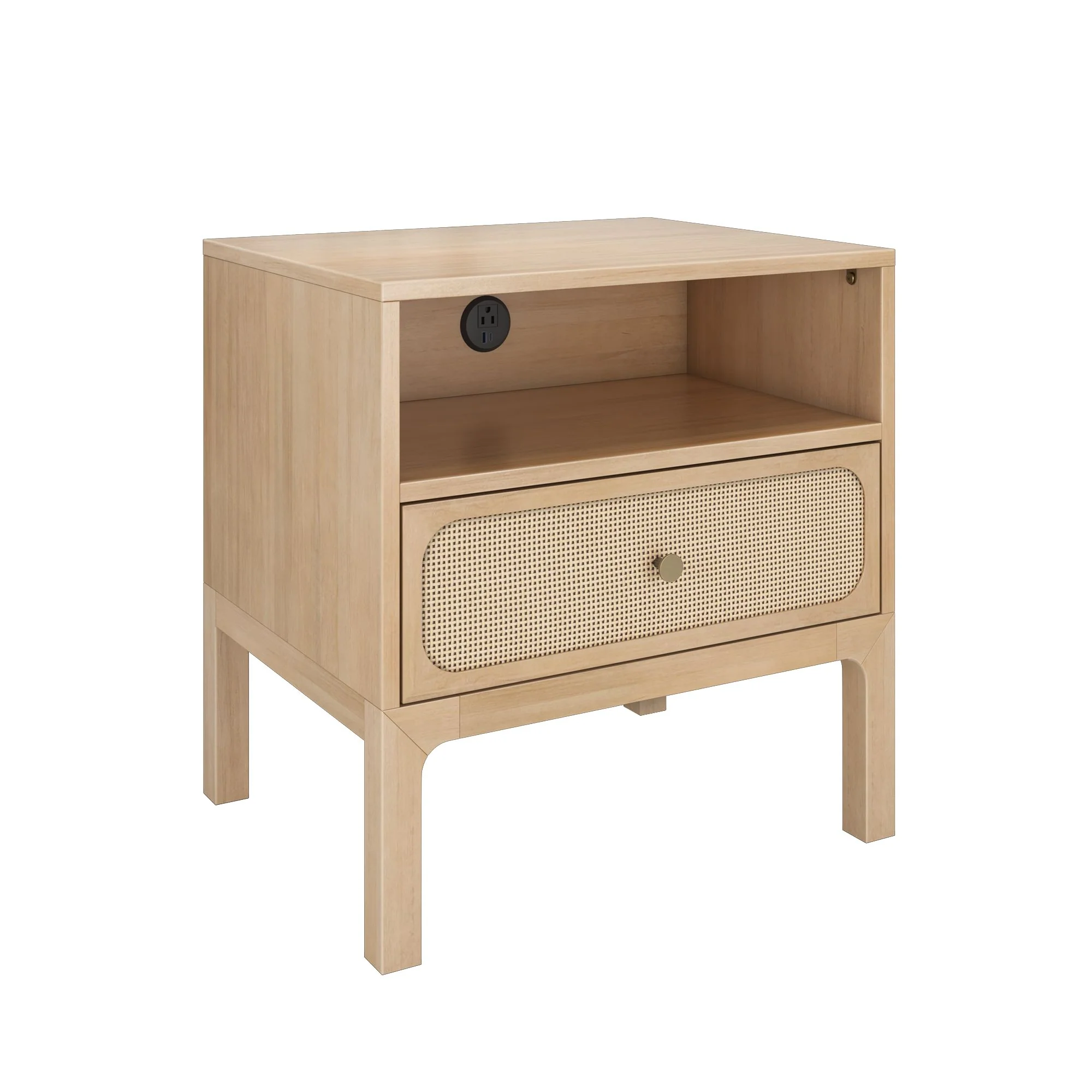 Ellis Nightstand With Charging Station - Image 5