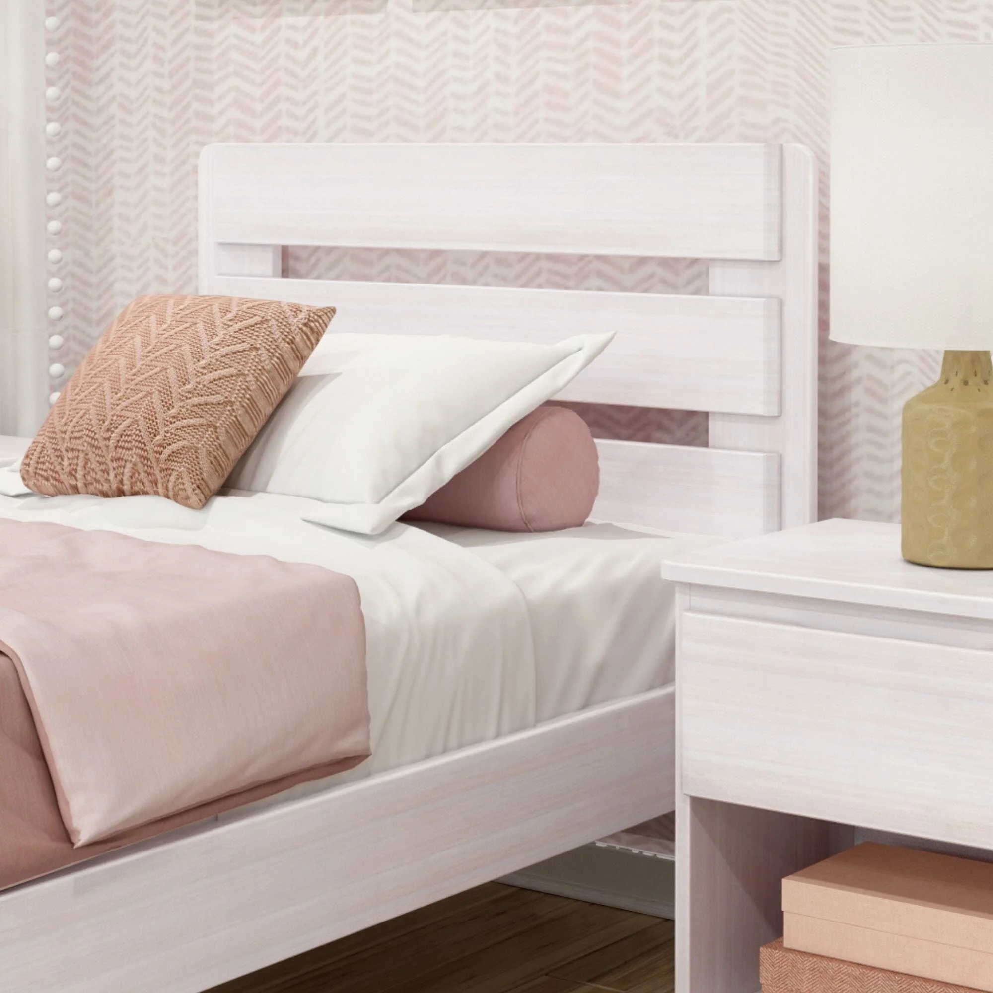 Modern Farmhouse Twin Plank Bed - Image 8