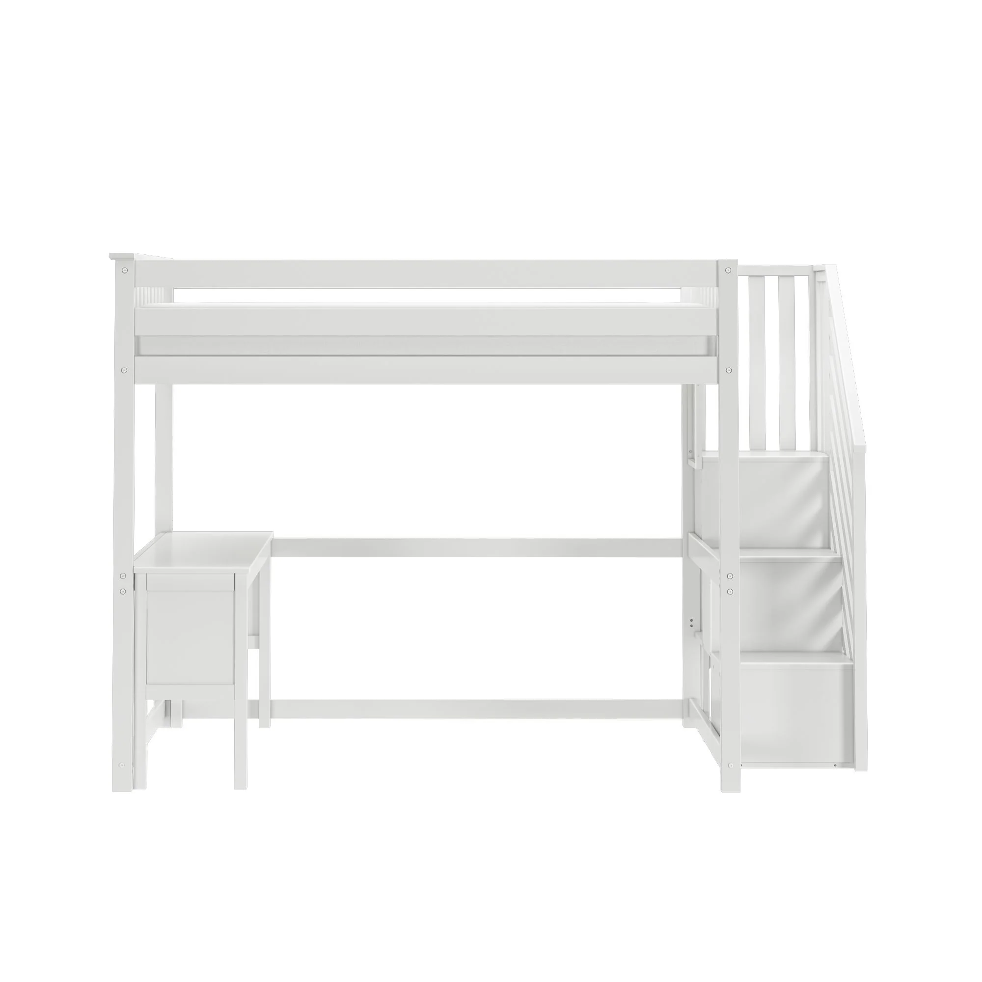 Full Loft Bed With Desk & Stairs - Image 10