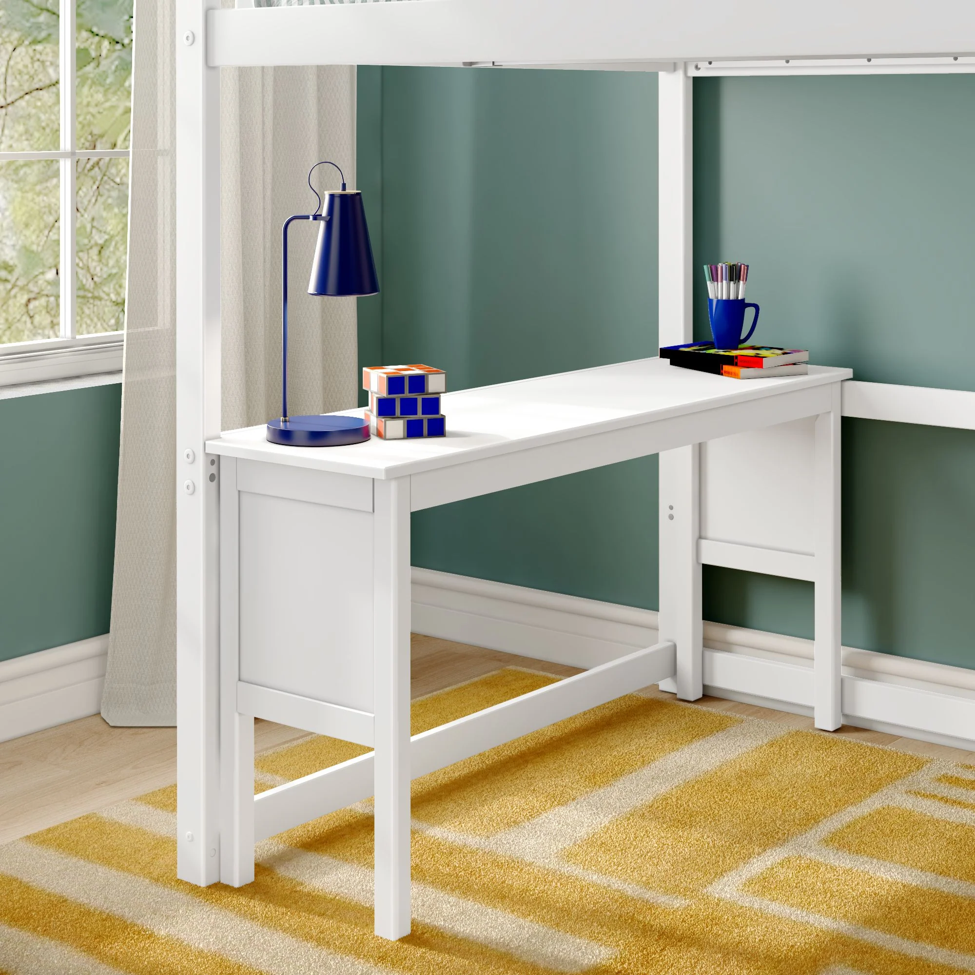 Full Loft Bed With Desk & Stairs - Image 19