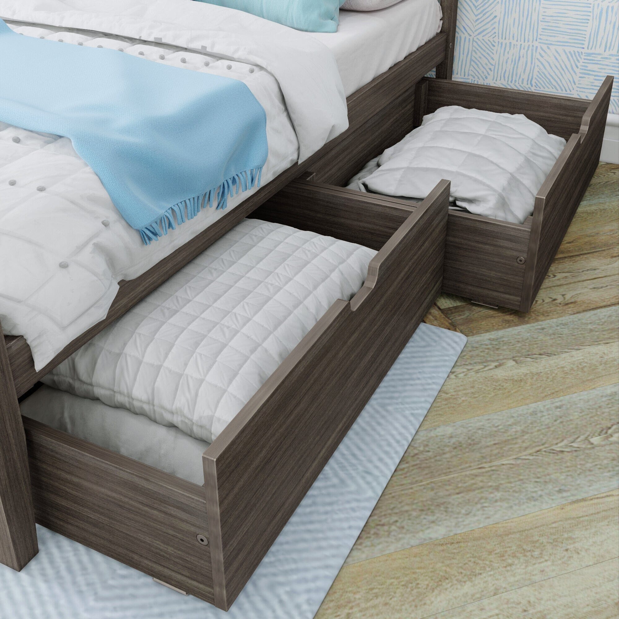 Full Panel Bed With Storage Drawers - Image 15