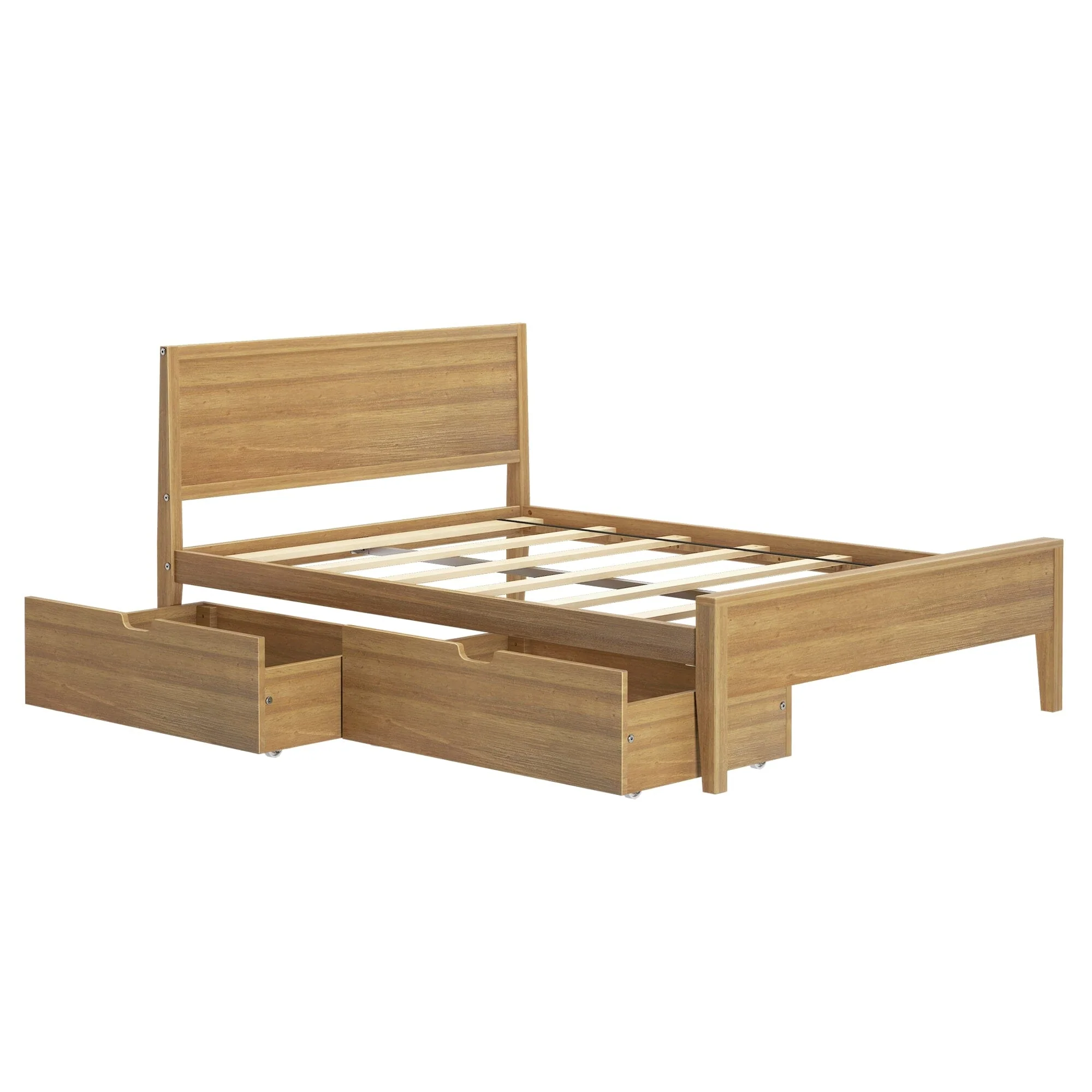 Full Panel Bed With Storage Drawers - Image 8
