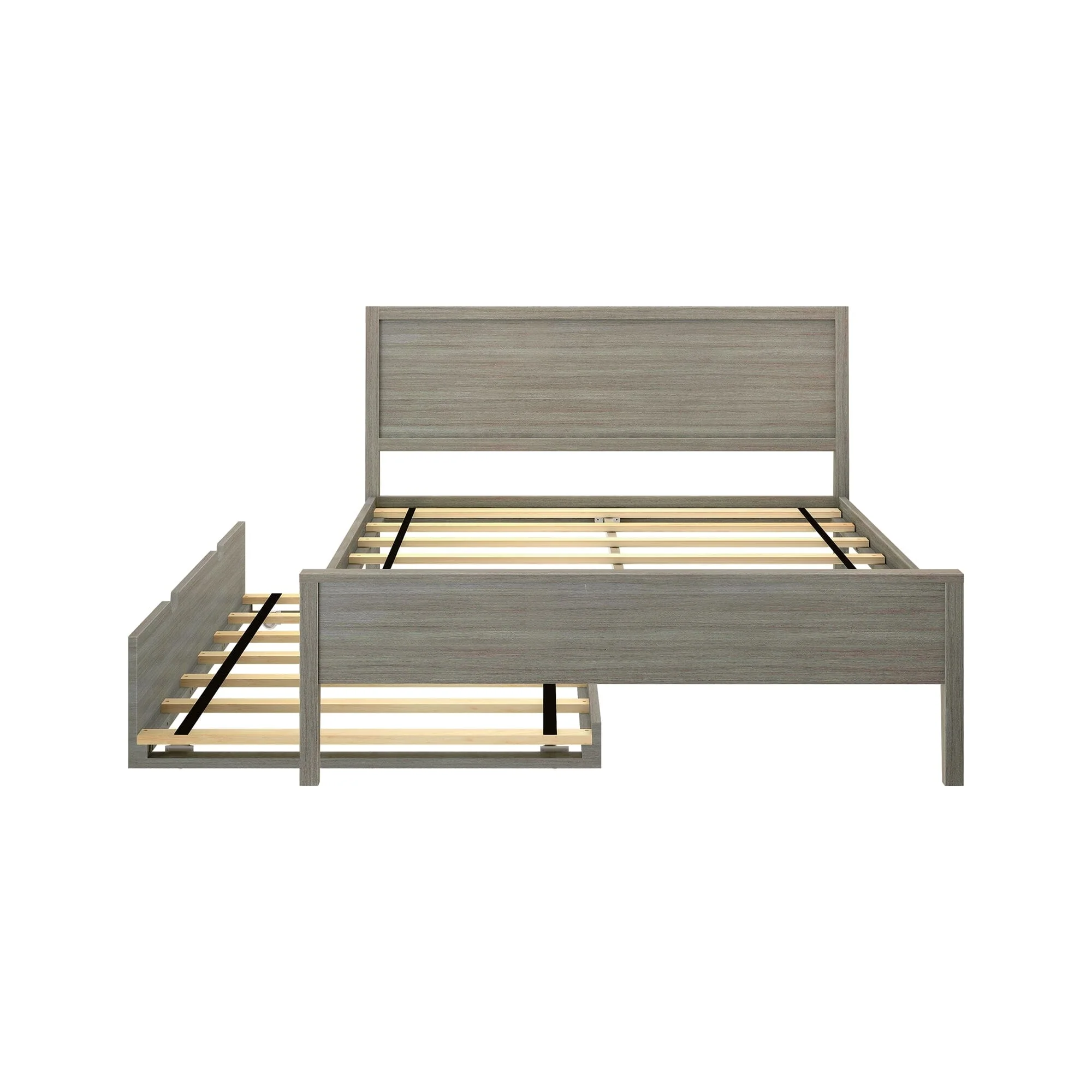 Full Panel Bed With Trundle - Image 11