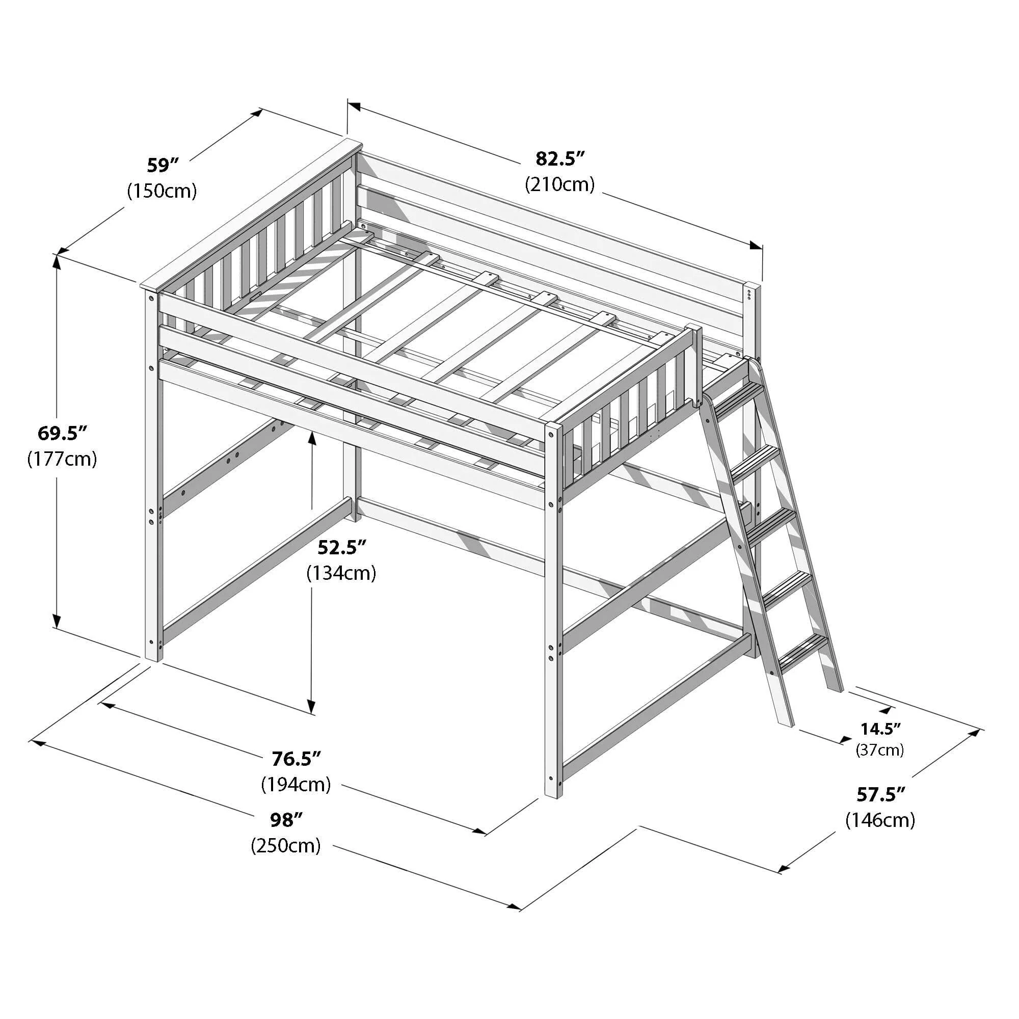Full Loft Bed - Image 25