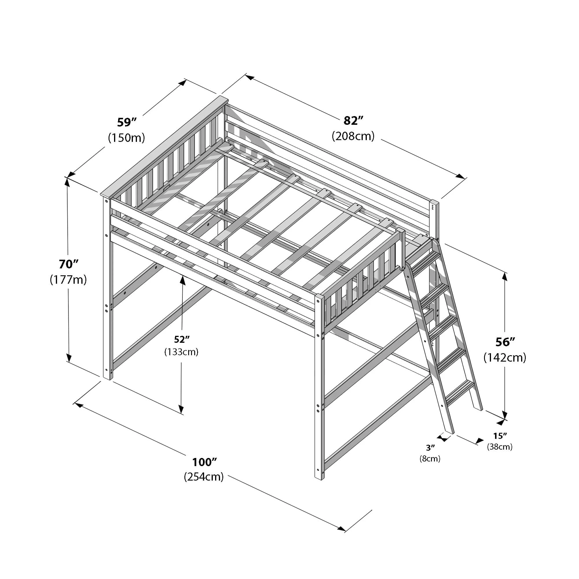 Full Loft Bed - Image 26