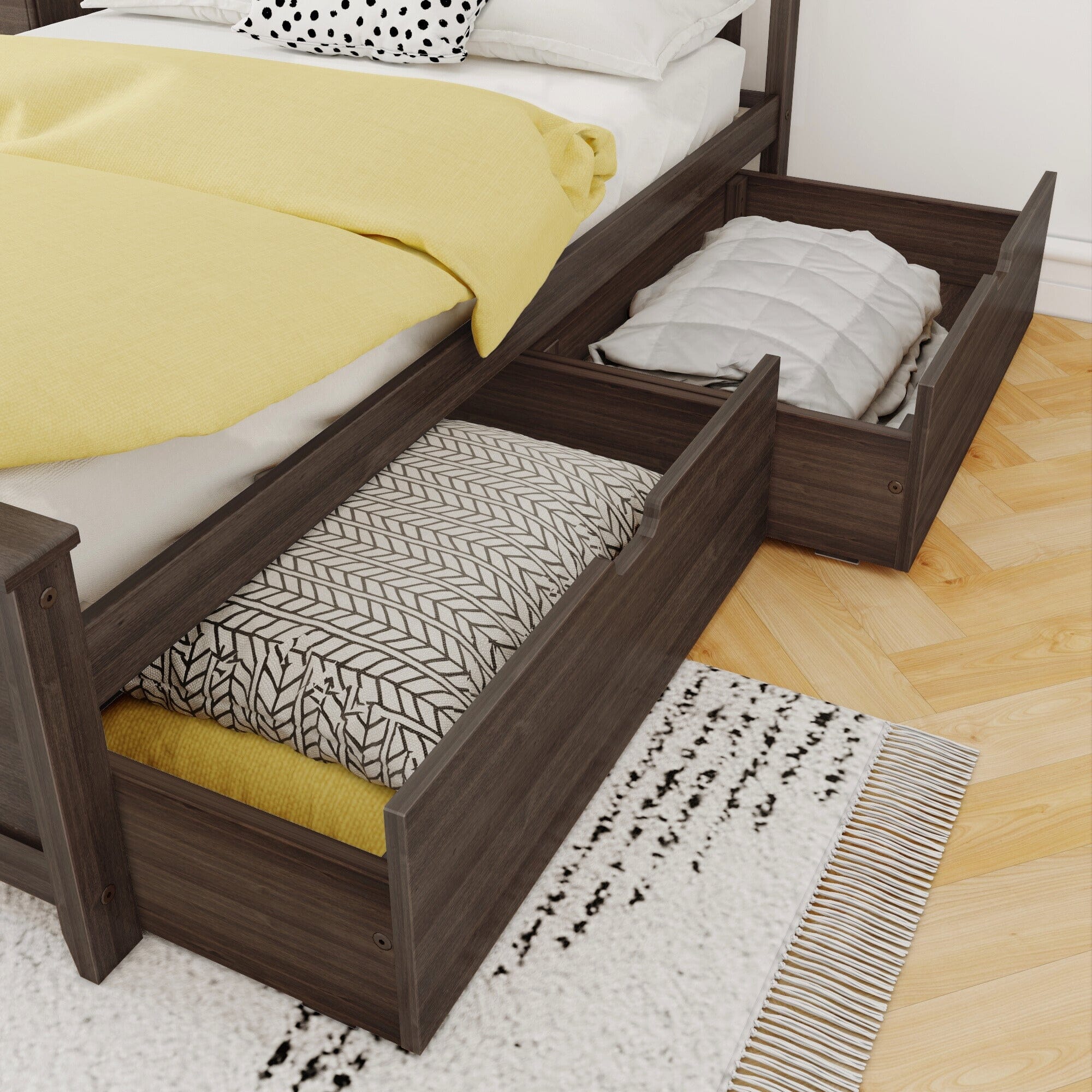 Full Slatted Bed With Storage Drawers - Image 29