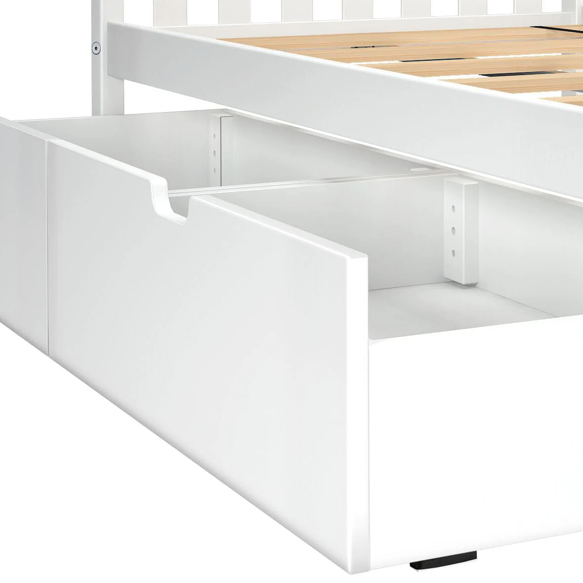 Full Slatted Bed With Storage Drawers - Image 31