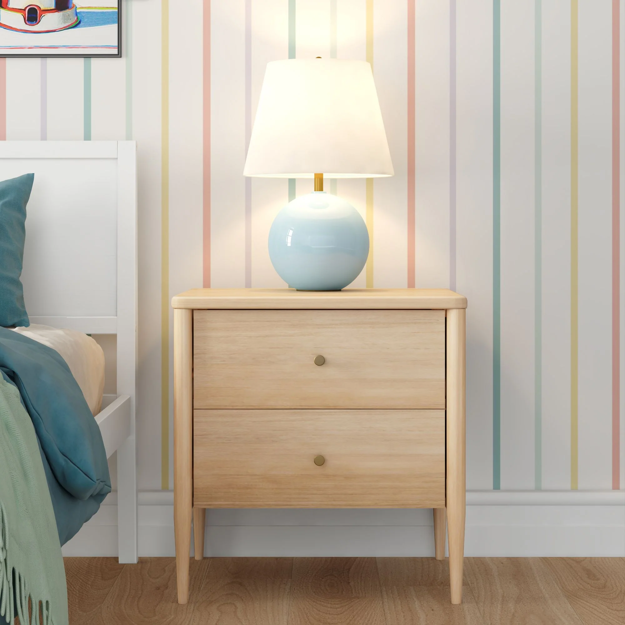 Hudson 2-Drawer Nightstand - Image 4