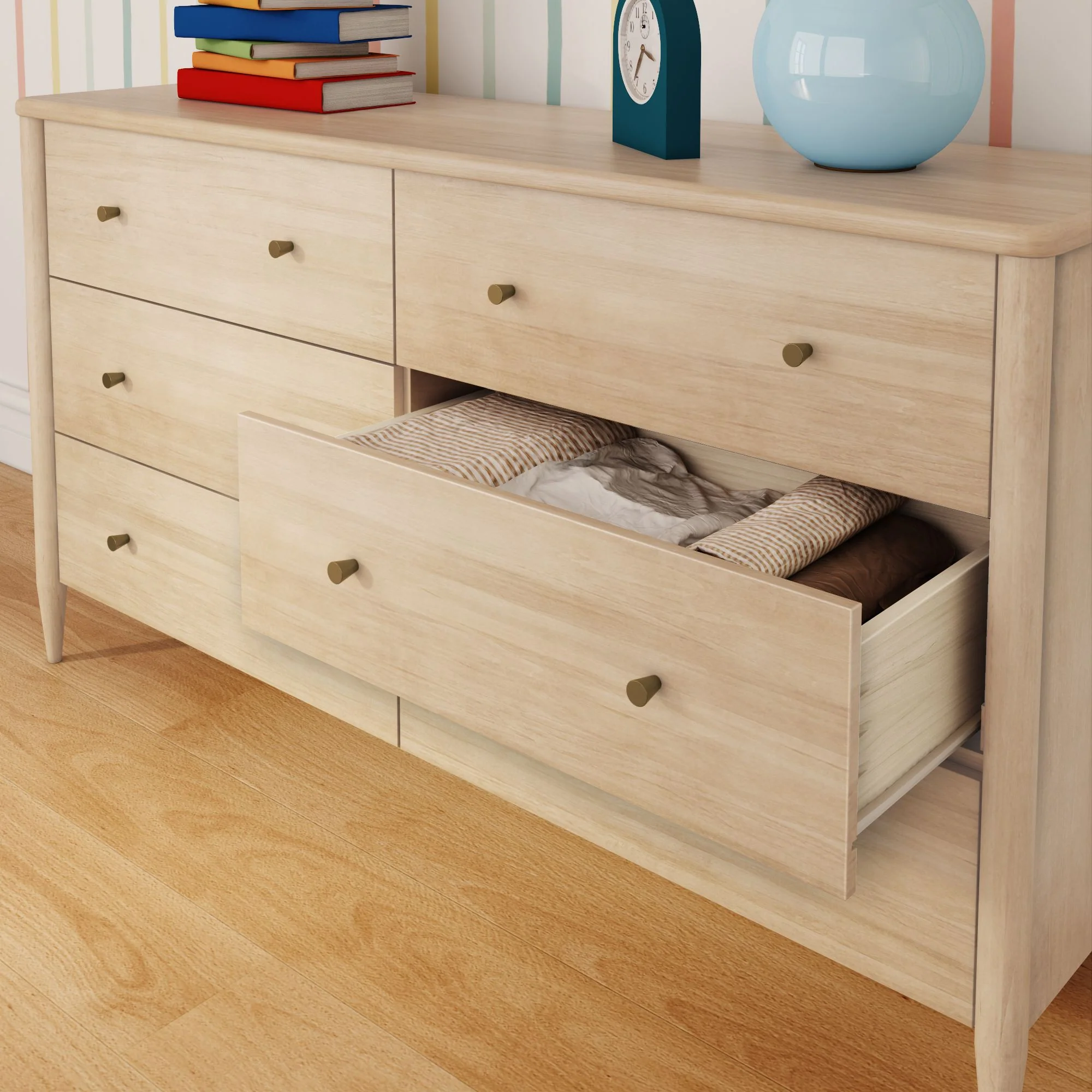 Hudson 6-Drawer Dresser - Image 16
