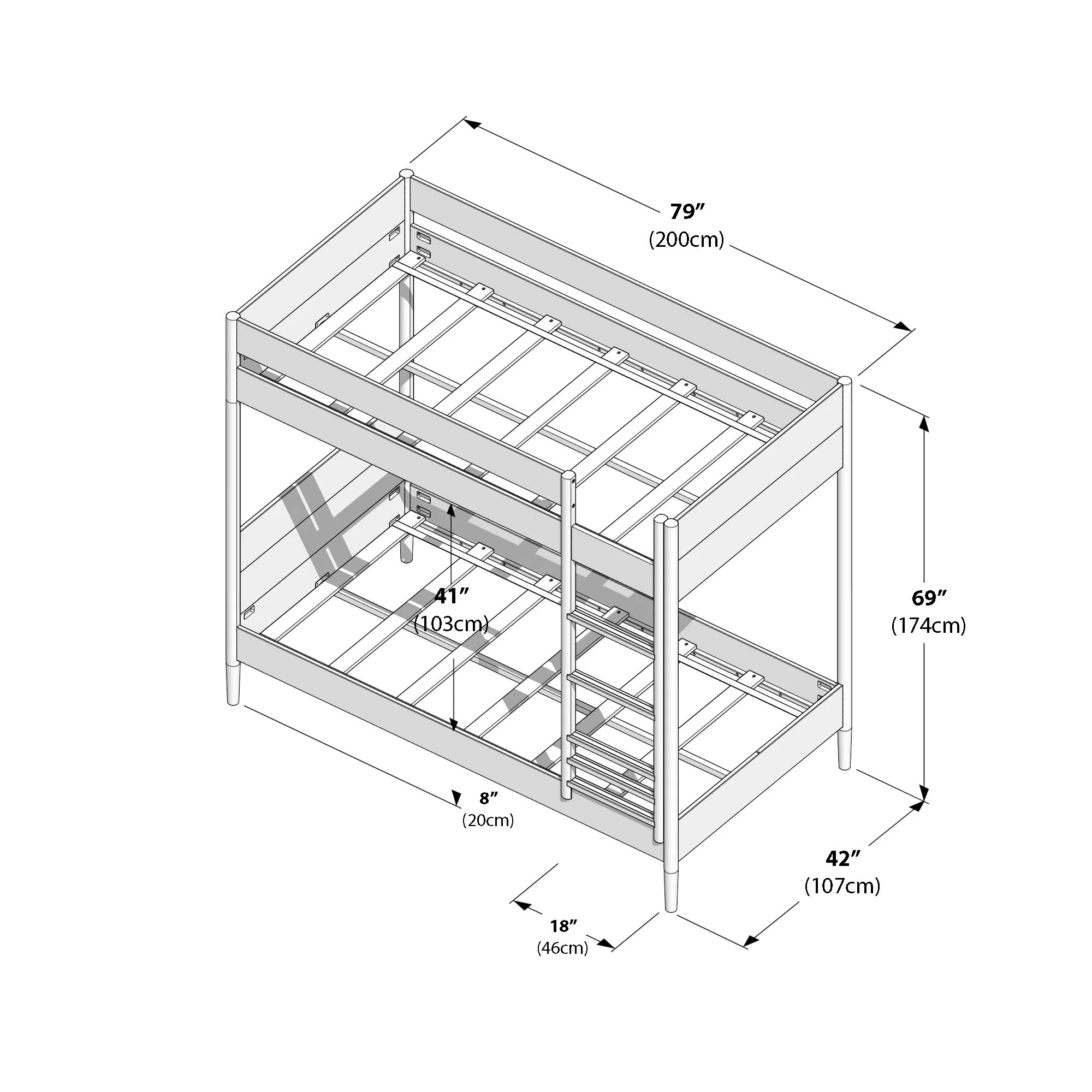 Hudson Twin Over Twin Bunk Bed - Image 29