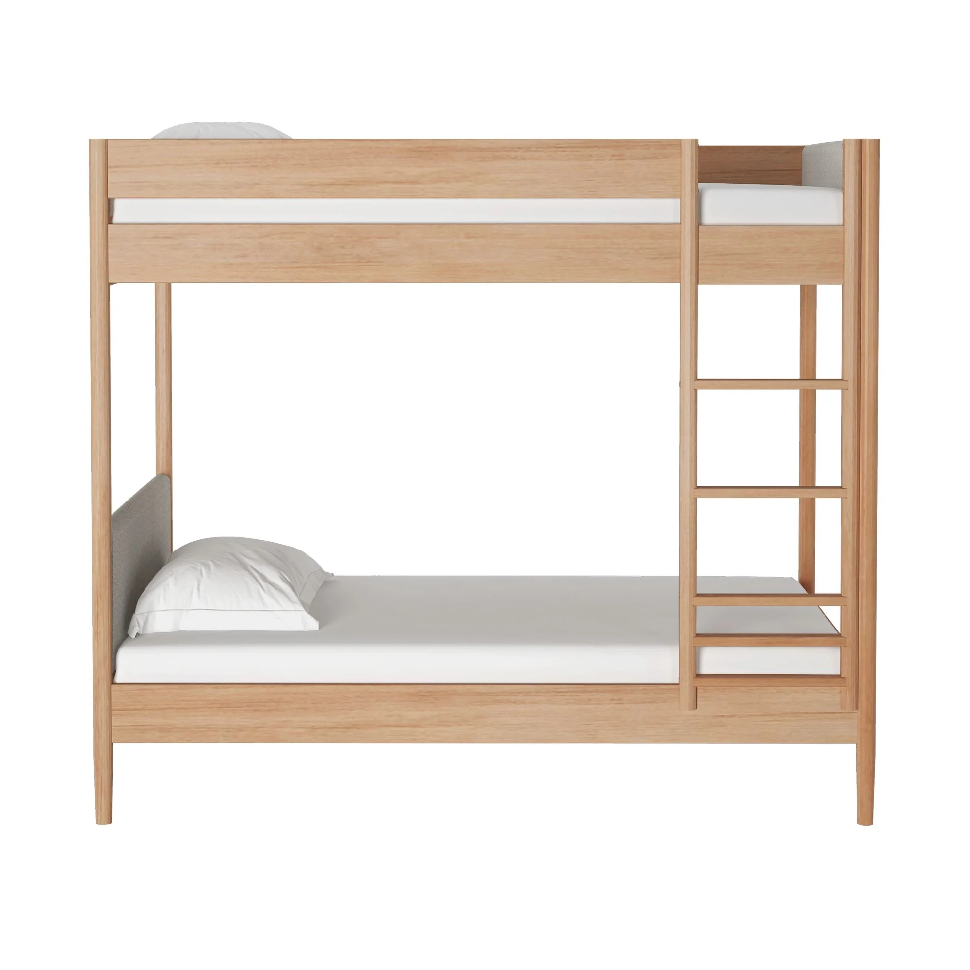 Hudson Upholstered Twin Over Twin Bunk Bed - Image 8