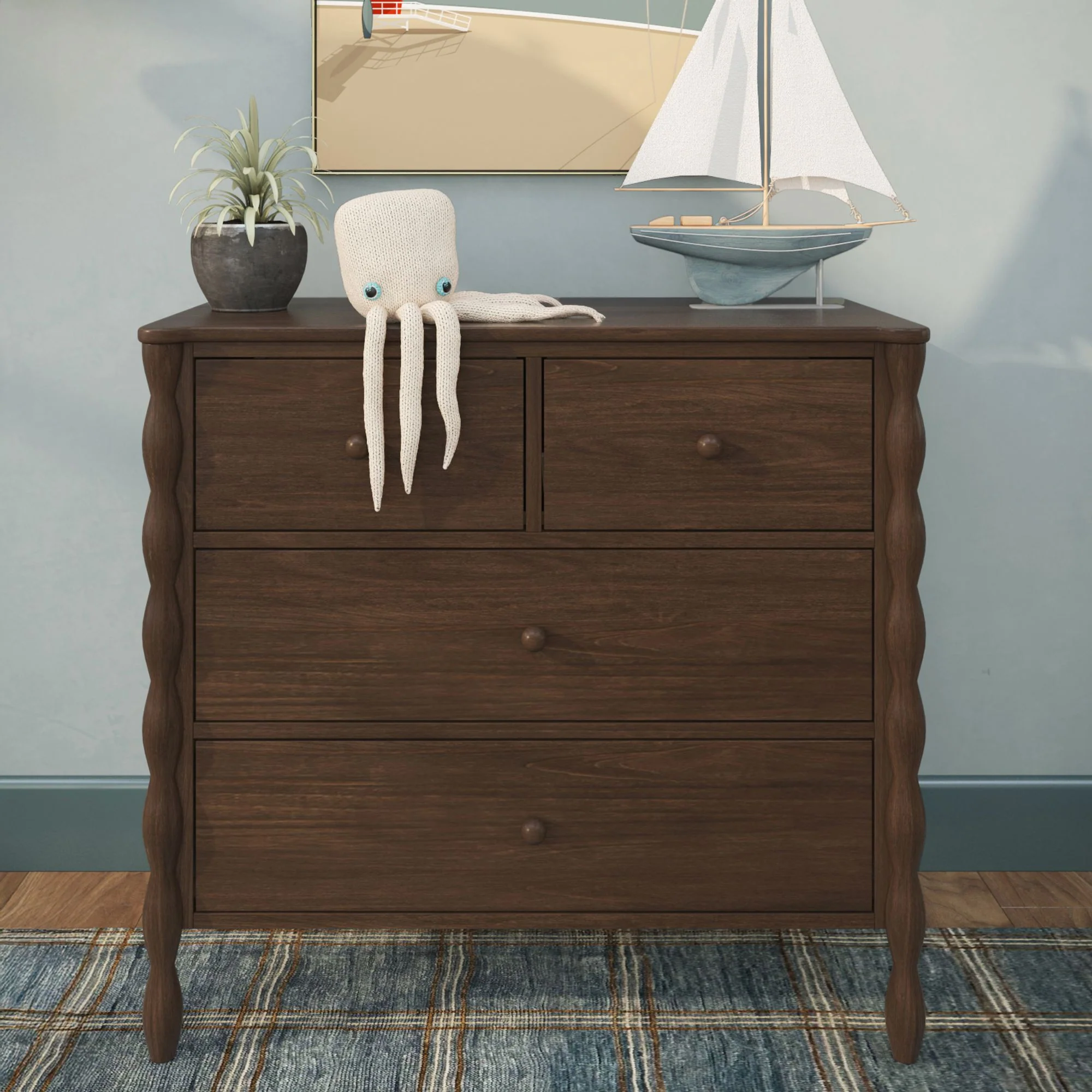 Jenny 4-Drawer Dresser - Image 5