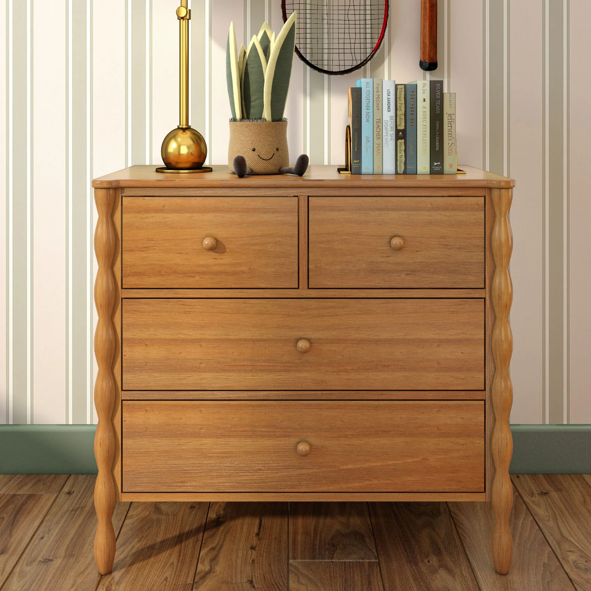 Jenny 4-Drawer Dresser - Image 7