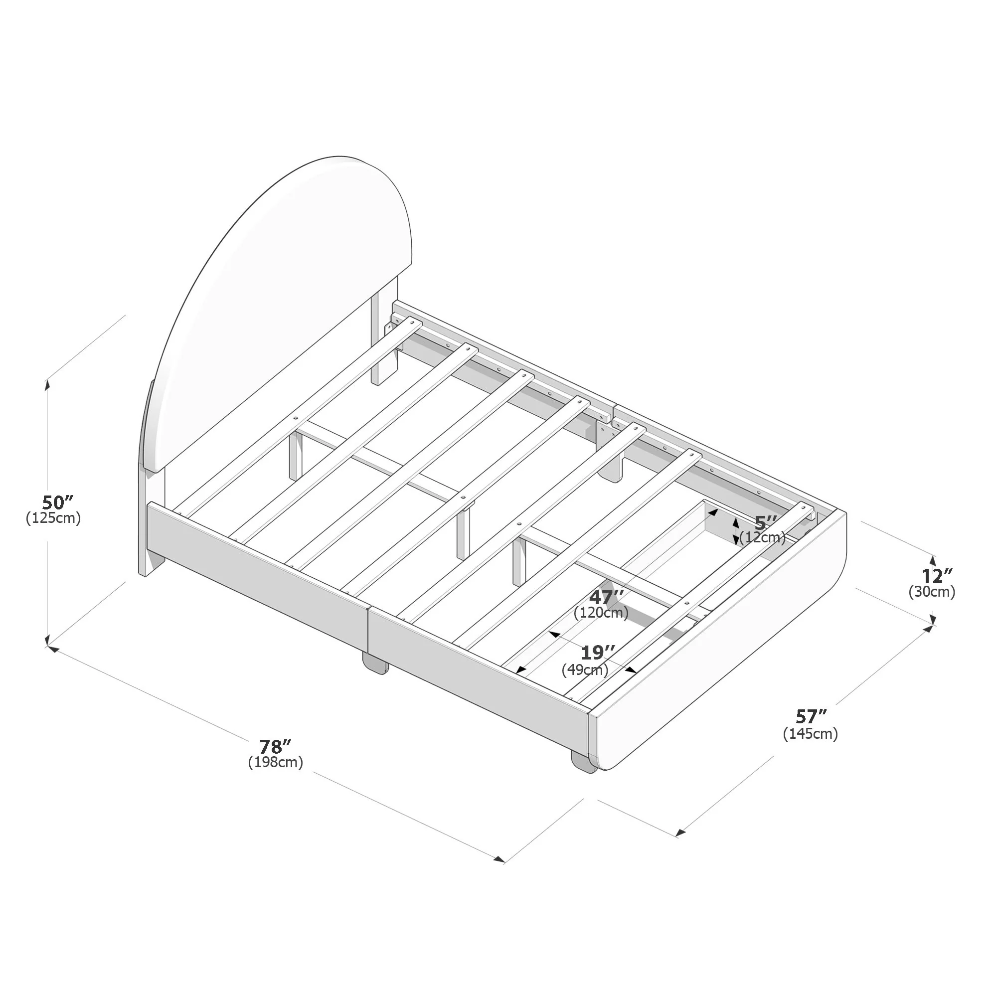 Kenzie Upholstered Full Bed - Image 34