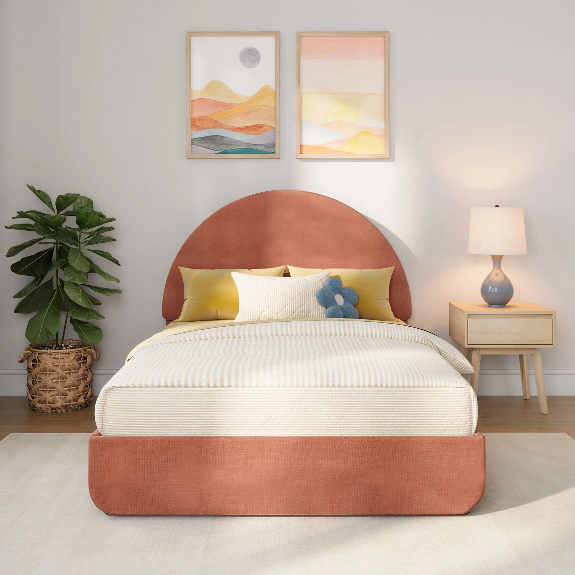 Kenzie Upholstered Full Bed - Image 6