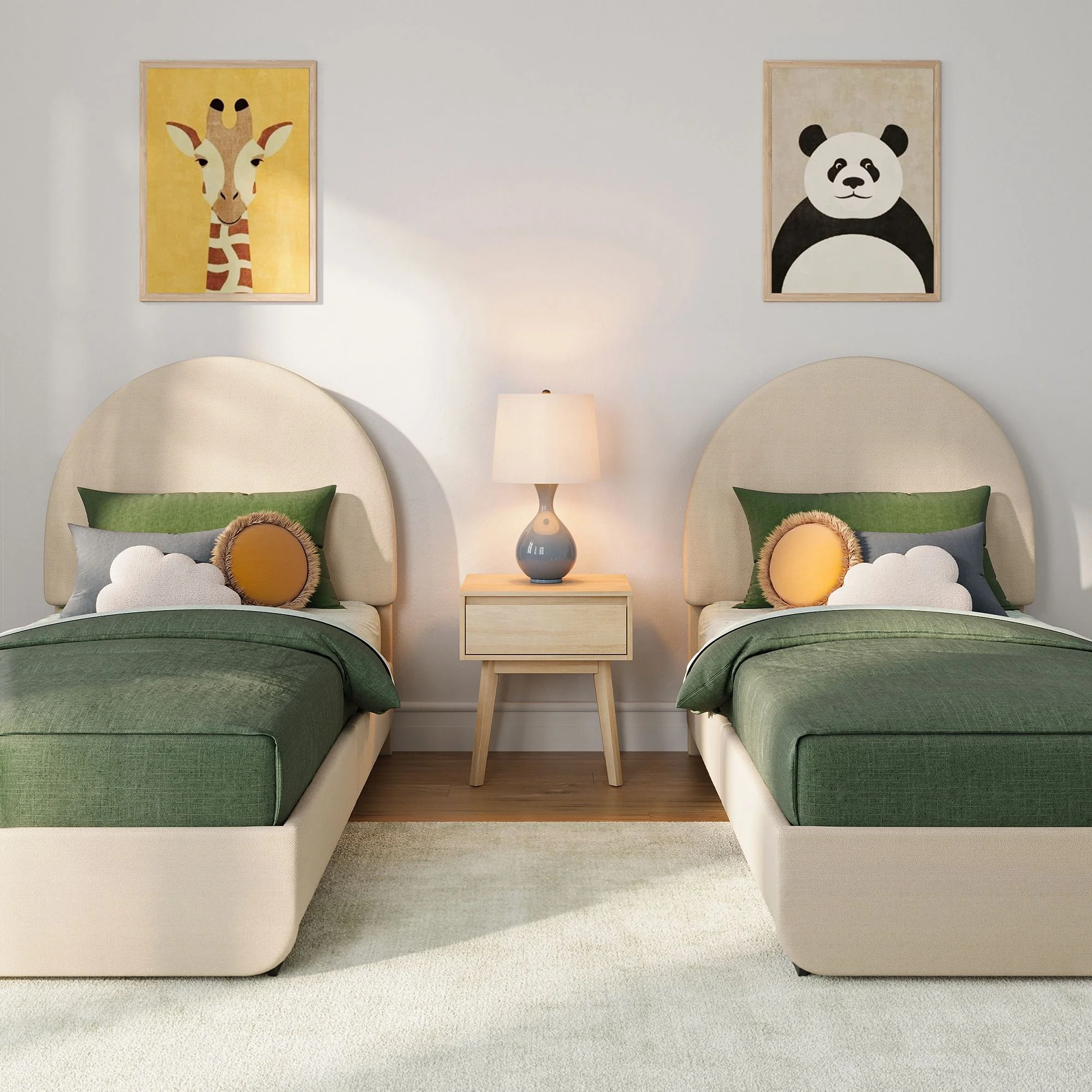 Kenzie Upholstered Twin Bed - Image 27