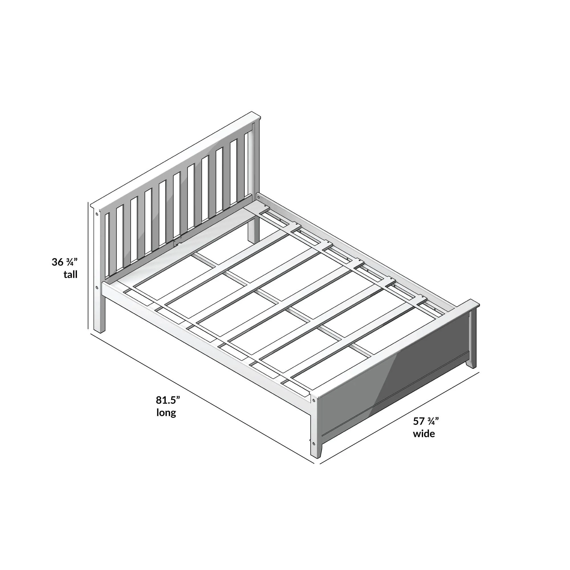 Full Slatted Bed - Image 37