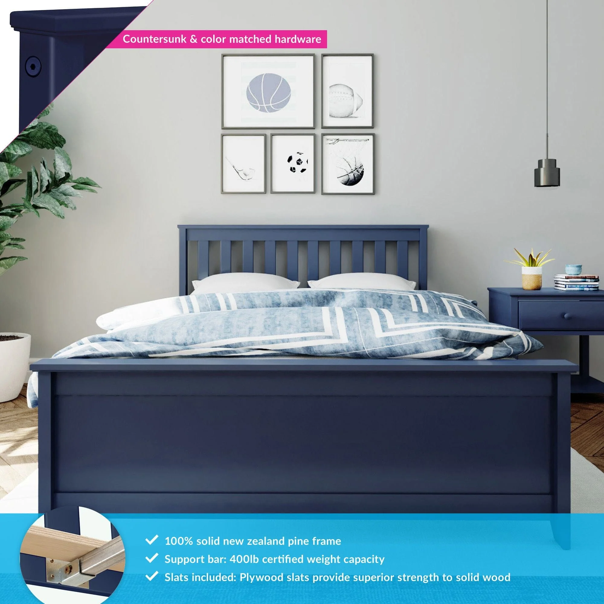 Full Slatted Bed - Image 9